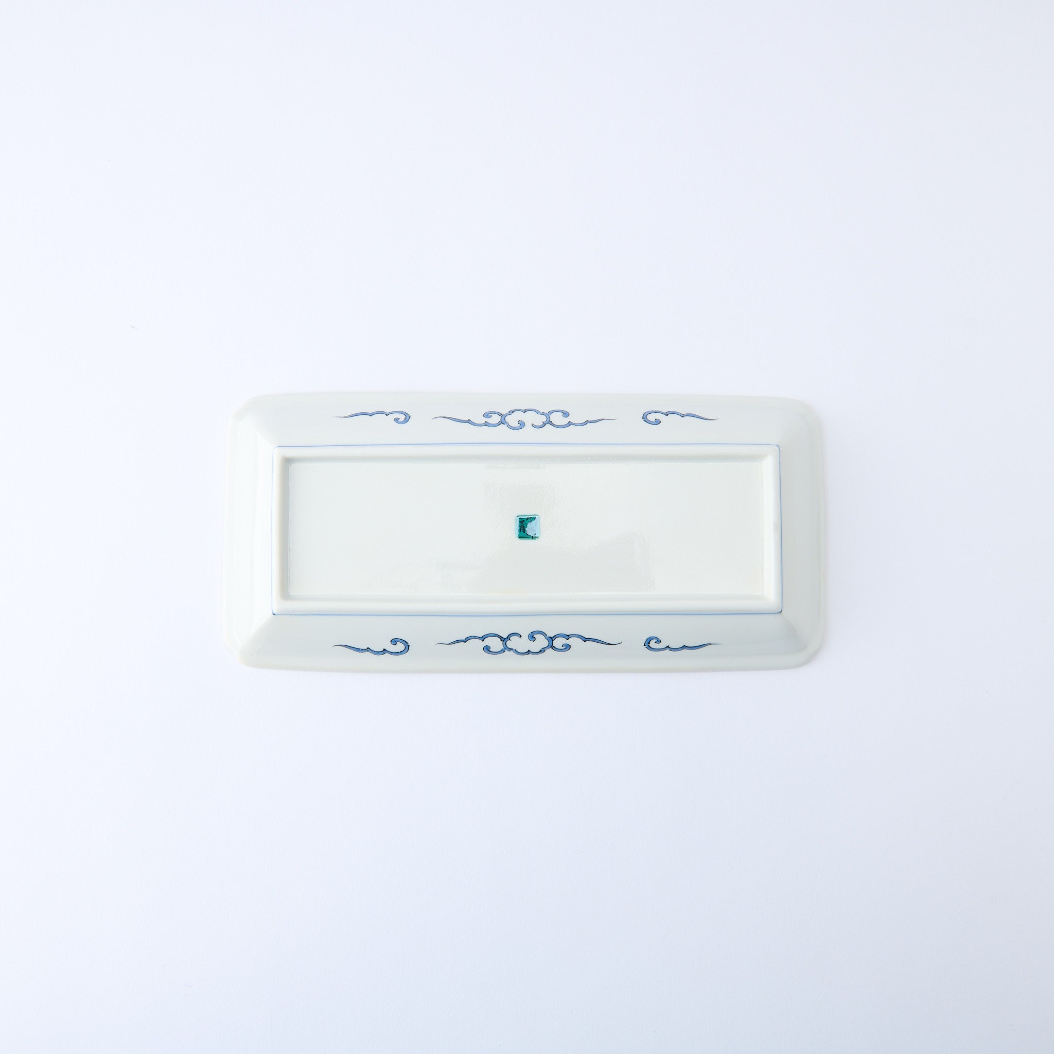 Yoshidaya Phoenix Design Rectangular Dinner Plate Set - JAPAN KUTANI SHOP