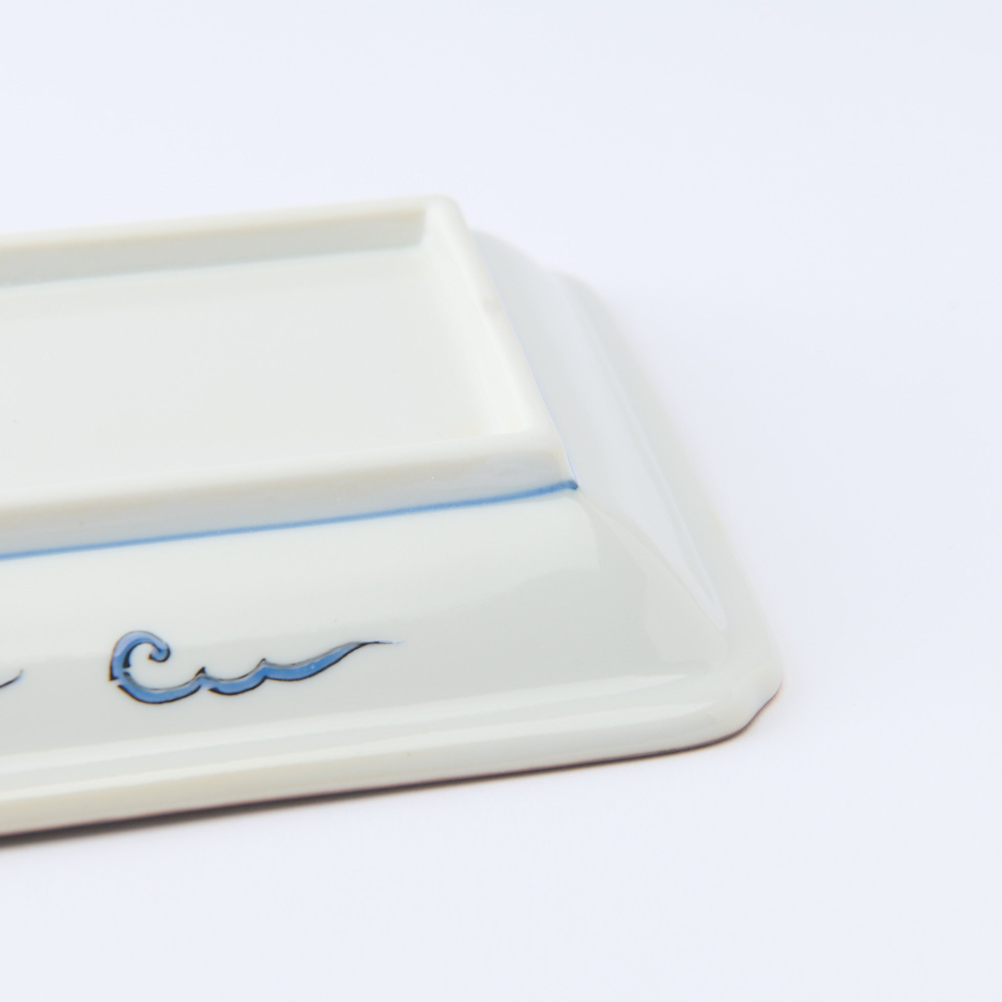 Yoshidaya Phoenix Design Rectangular Dinner Plate Set - JAPAN KUTANI SHOP