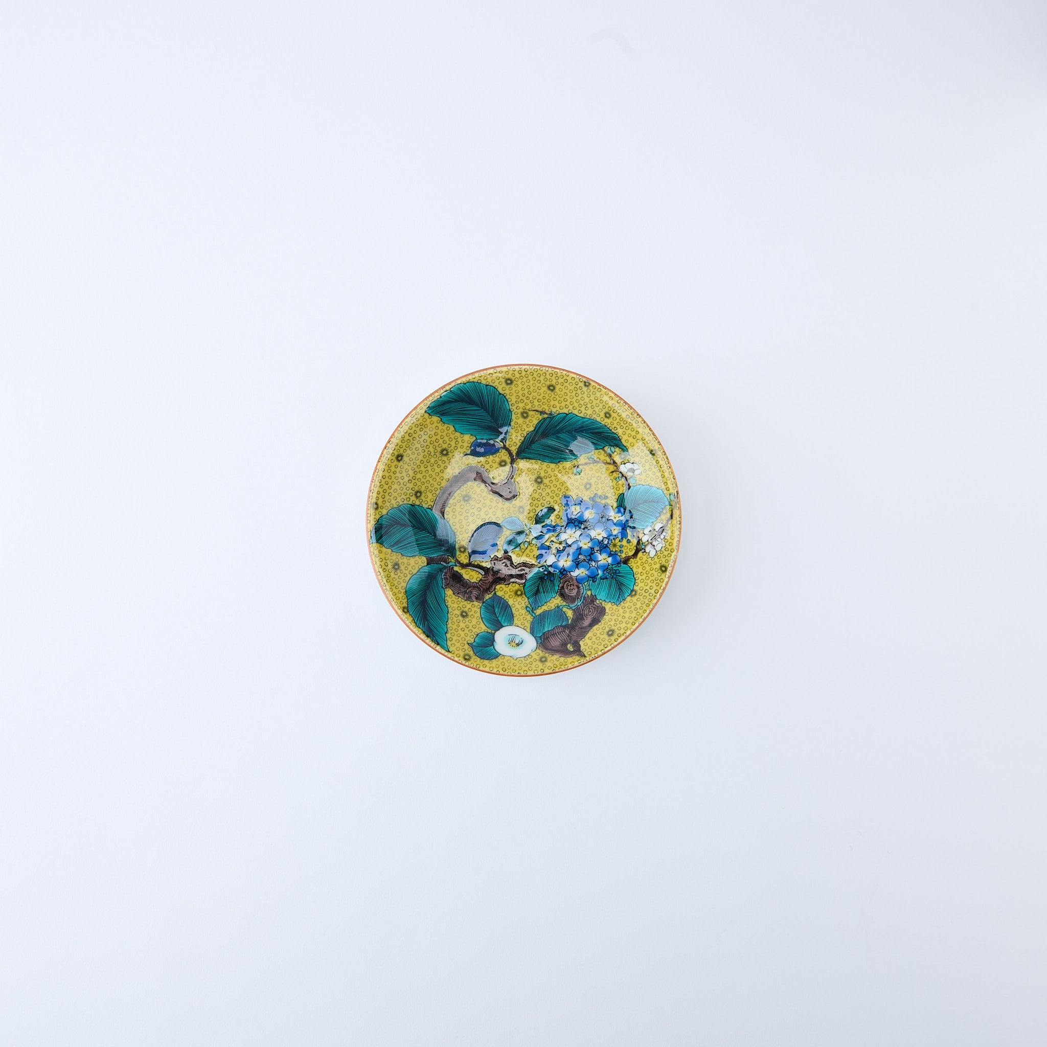 Yoshidaya Hydrangea Sauce Plate Set - JAPAN KUTANI SHOP