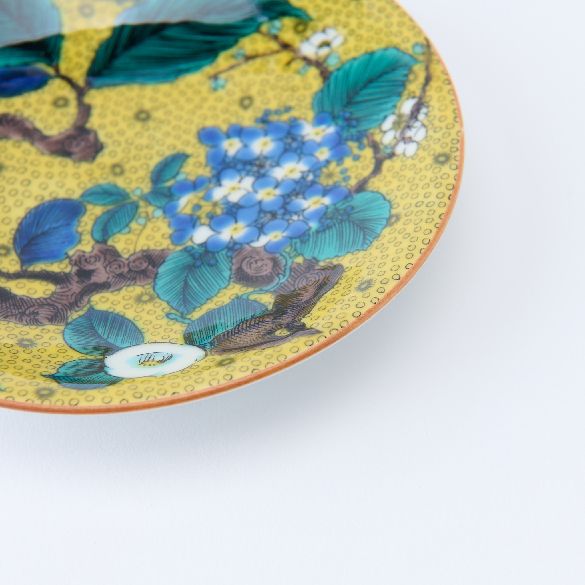 Yoshidaya Hydrangea Sauce Plate Set - JAPAN KUTANI SHOP