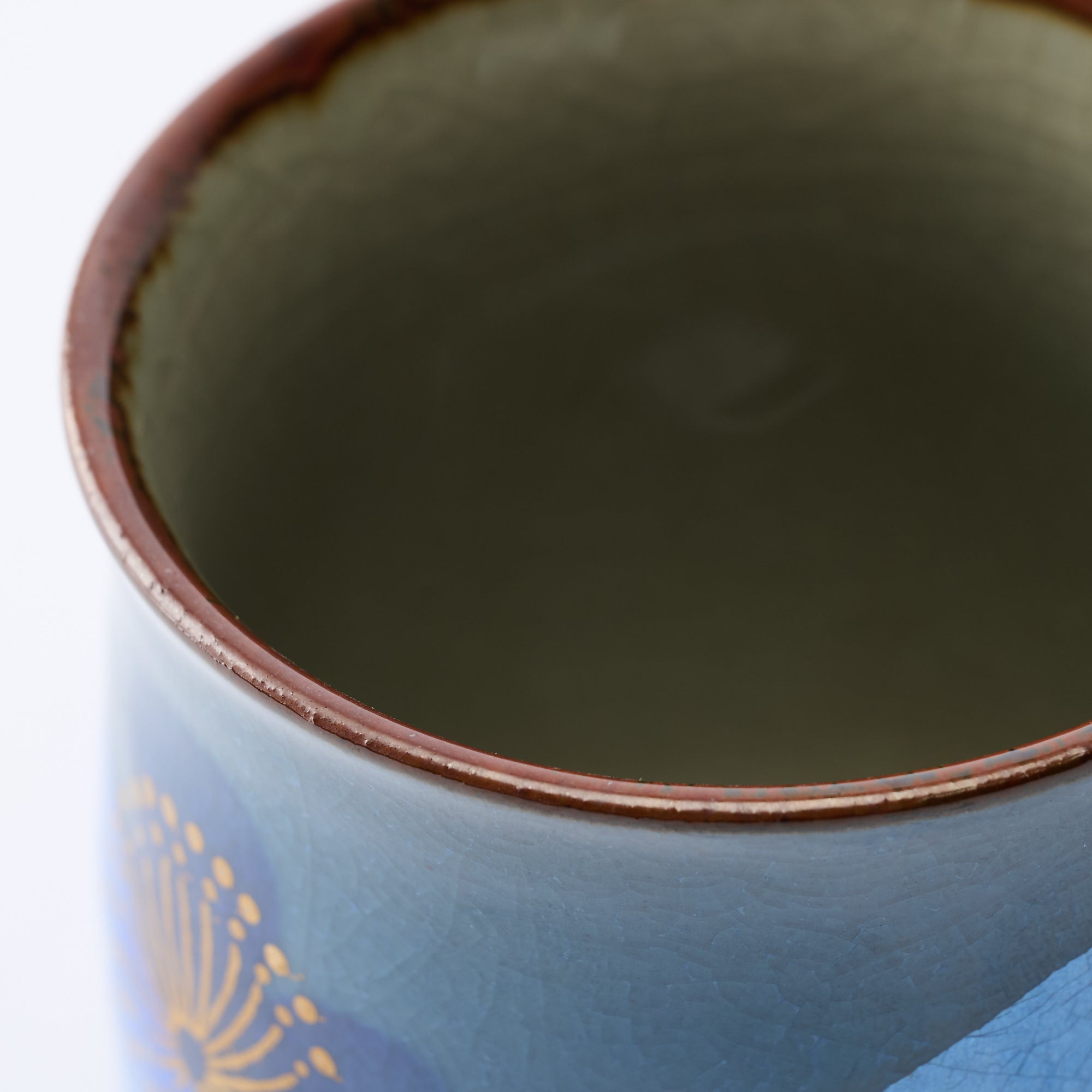 組湯呑 銀彩金梅 - JAPAN KUTANI SHOP