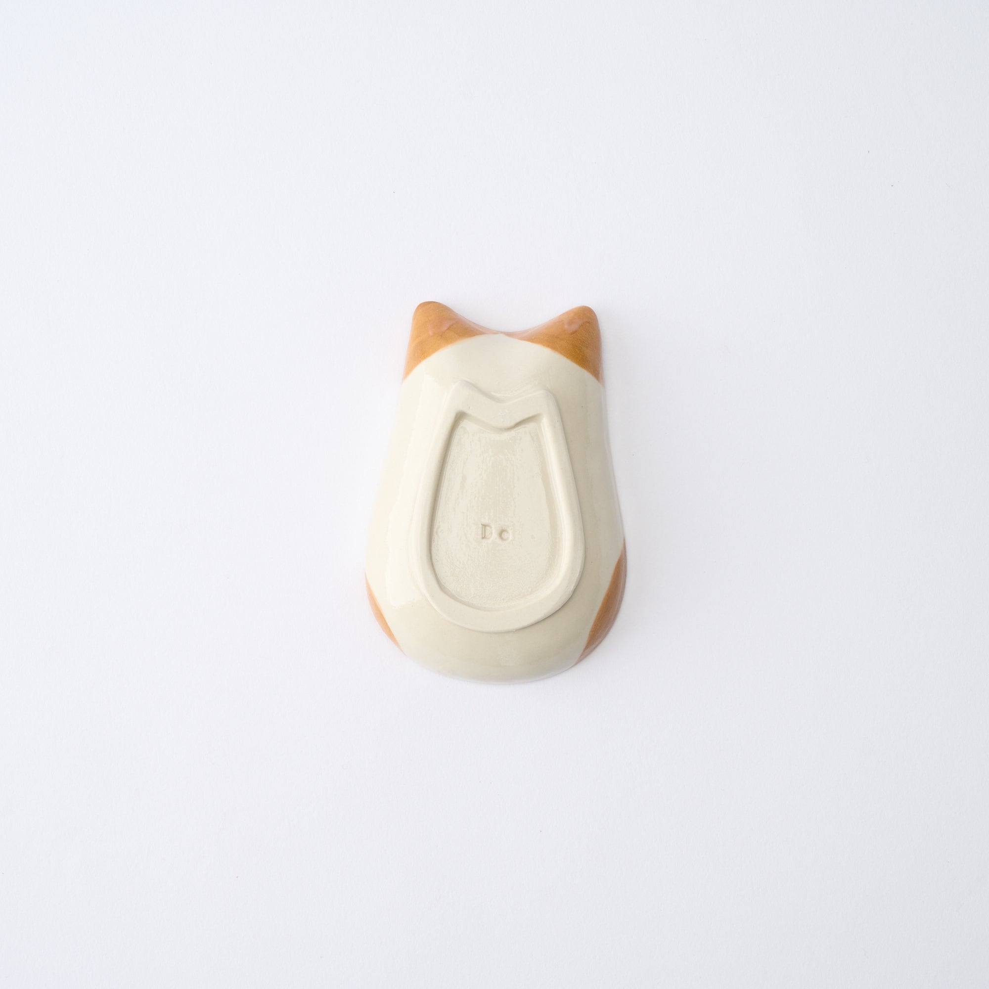 Cat Silhouette Sauce Plate - JAPAN KUTANI SHOP