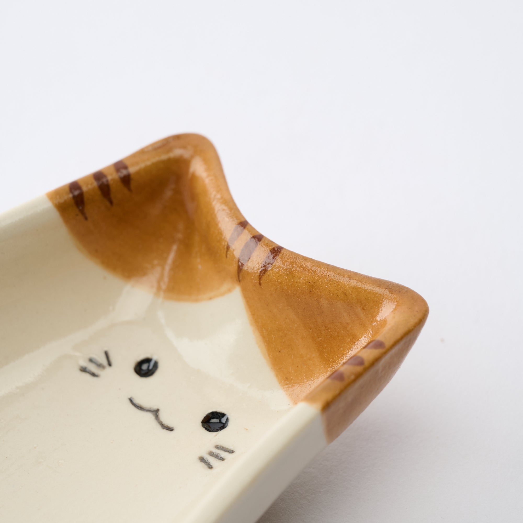 Cat Silhouette Sauce Plate - JAPAN KUTANI SHOP