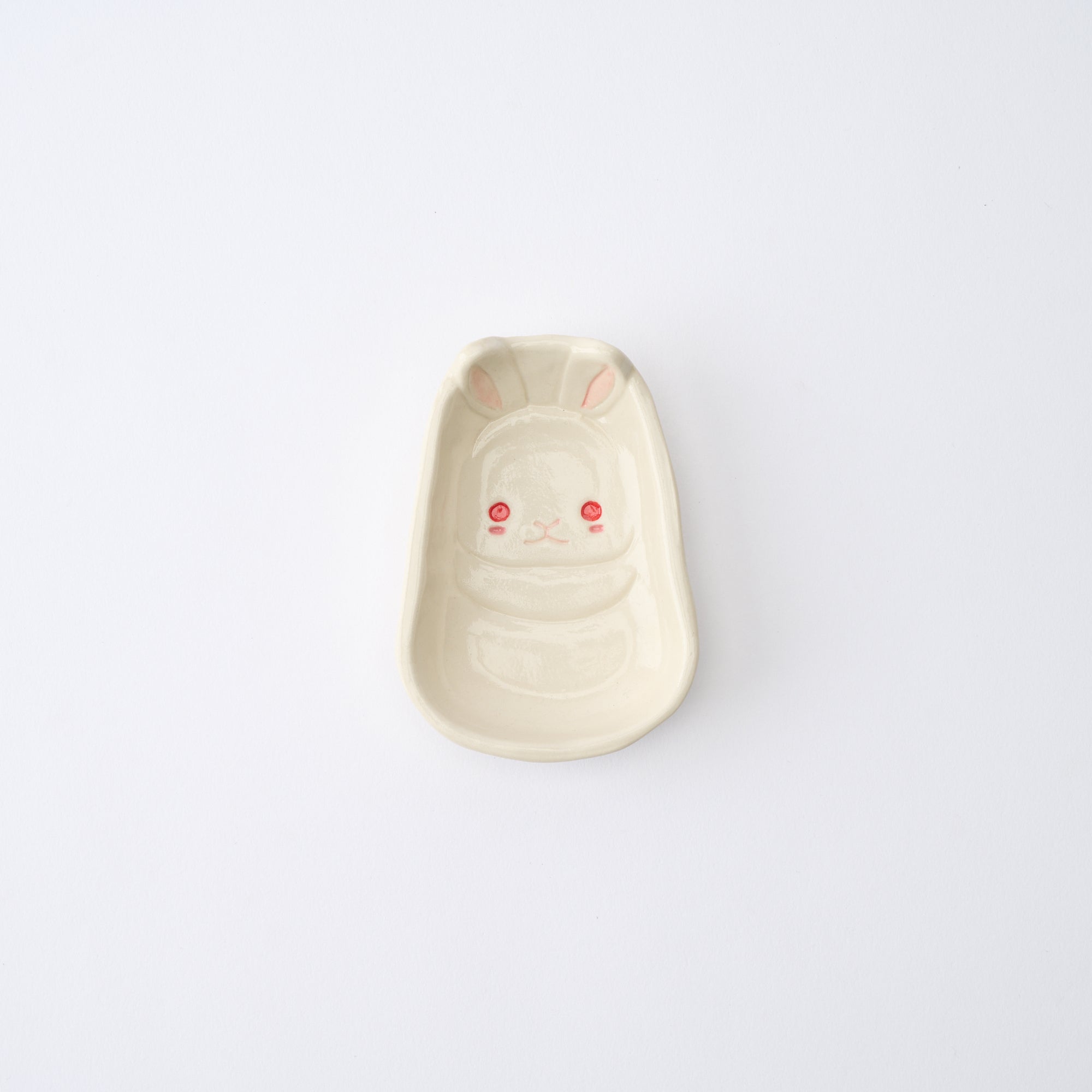 Rabbit Silhouette Sauce Plate - JAPAN KUTANI SHOP