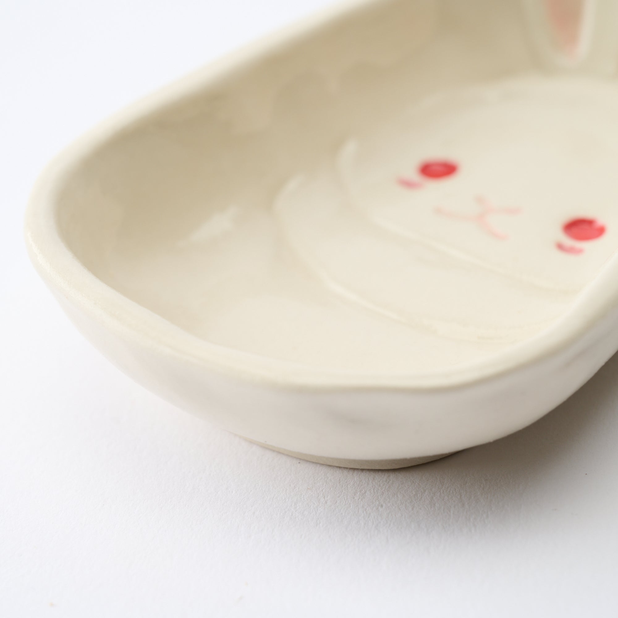 Rabbit Silhouette Sauce Plate - JAPAN KUTANI SHOP