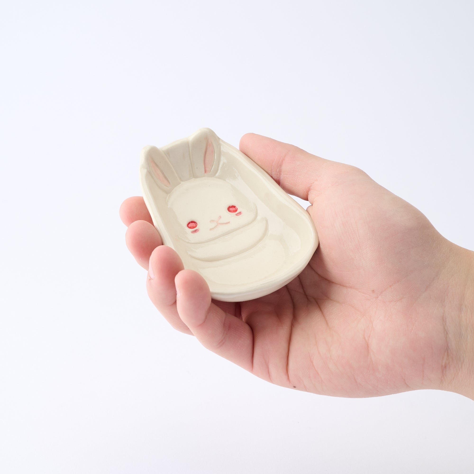 Rabbit Silhouette Sauce Plate - JAPAN KUTANI SHOP