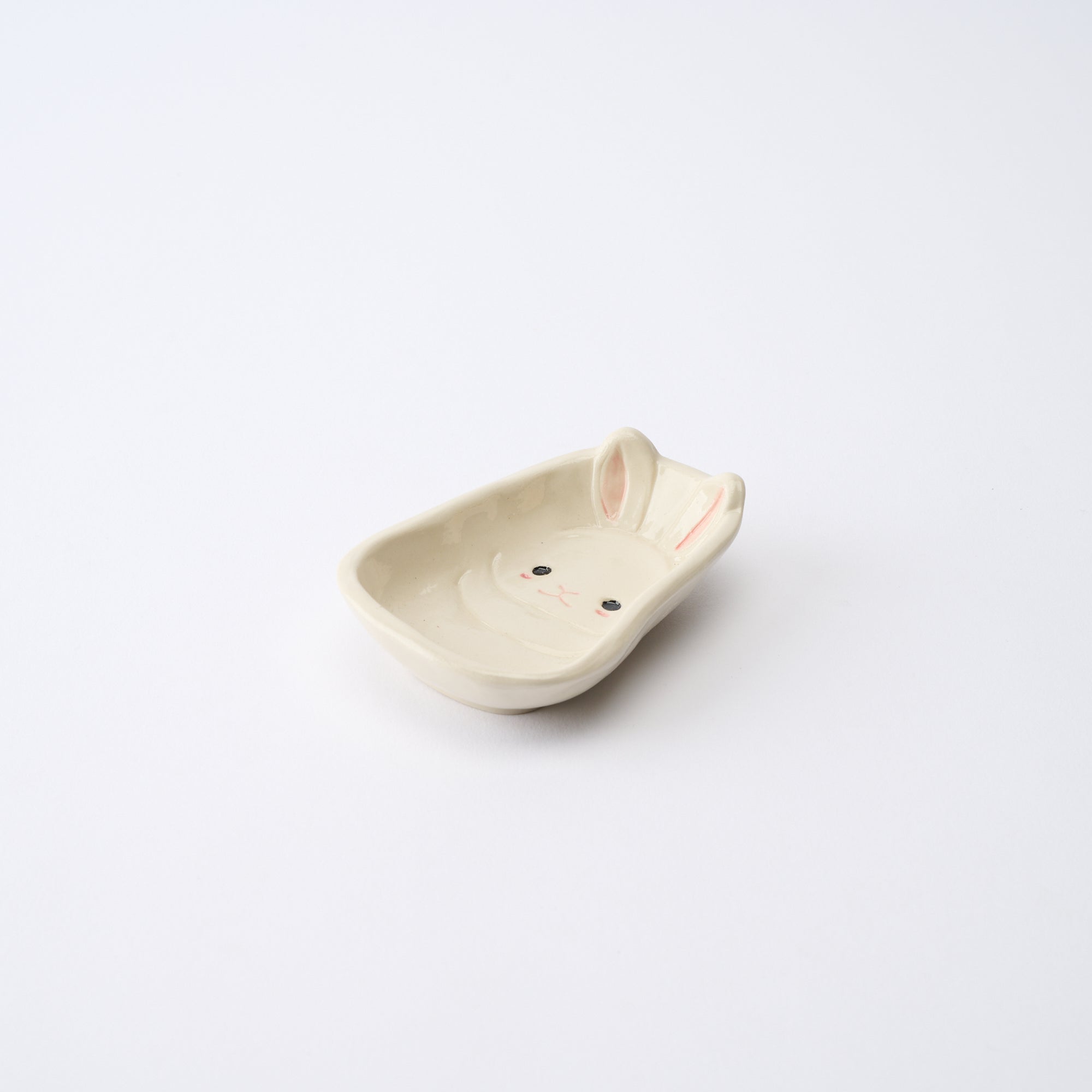 Rabbit Silhouette Sauce Plate - JAPAN KUTANI SHOP