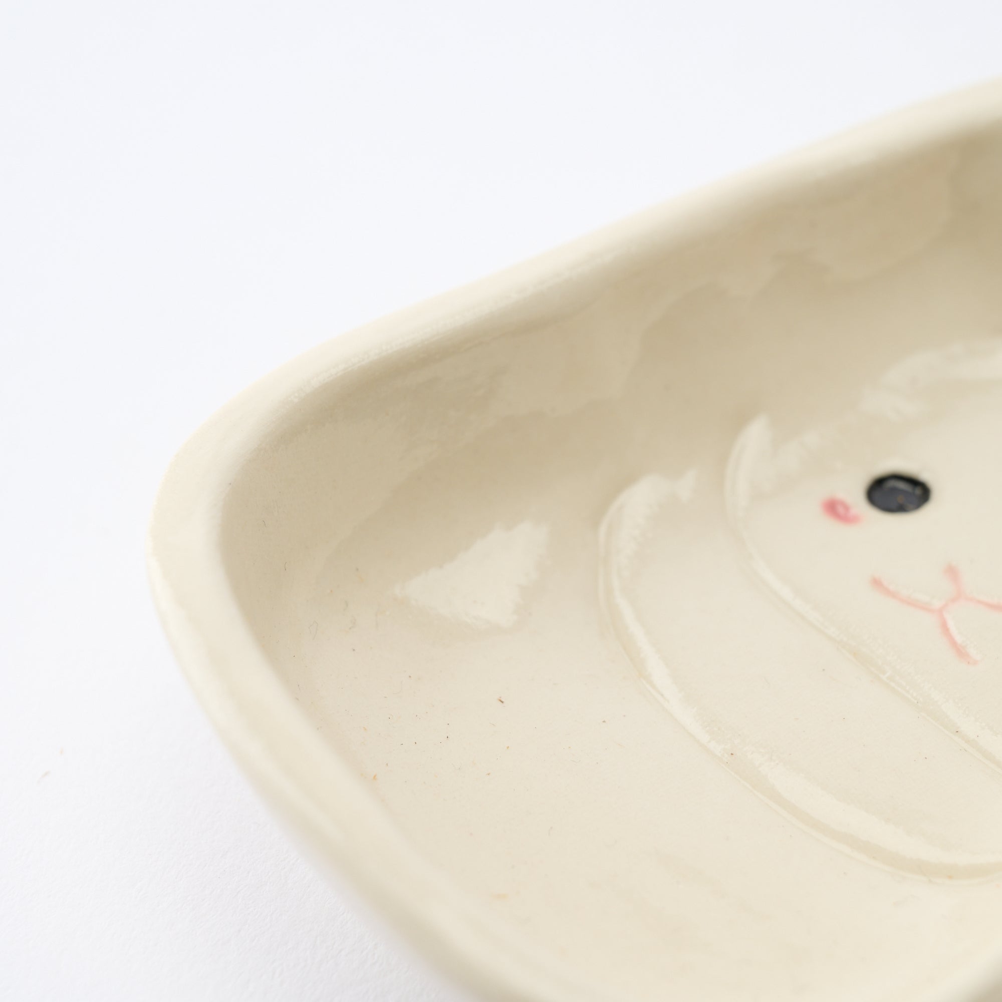 Rabbit Silhouette Sauce Plate - JAPAN KUTANI SHOP