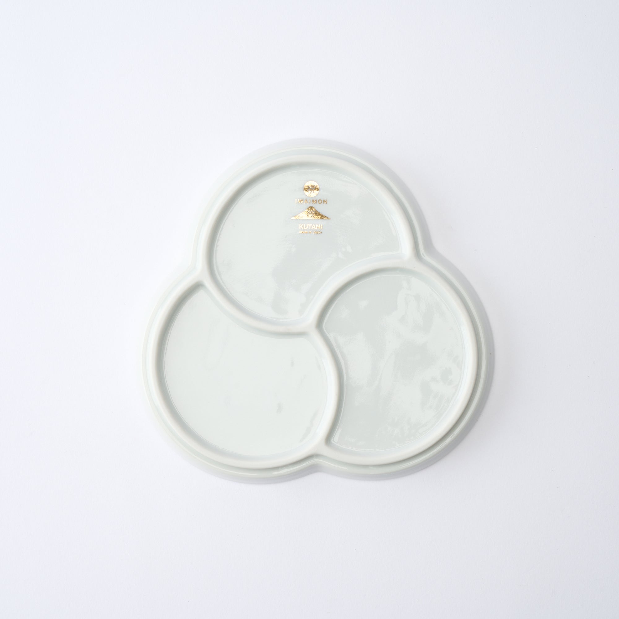 Auspicious Tomoe Side Plate - JAPAN KUTANI SHOP