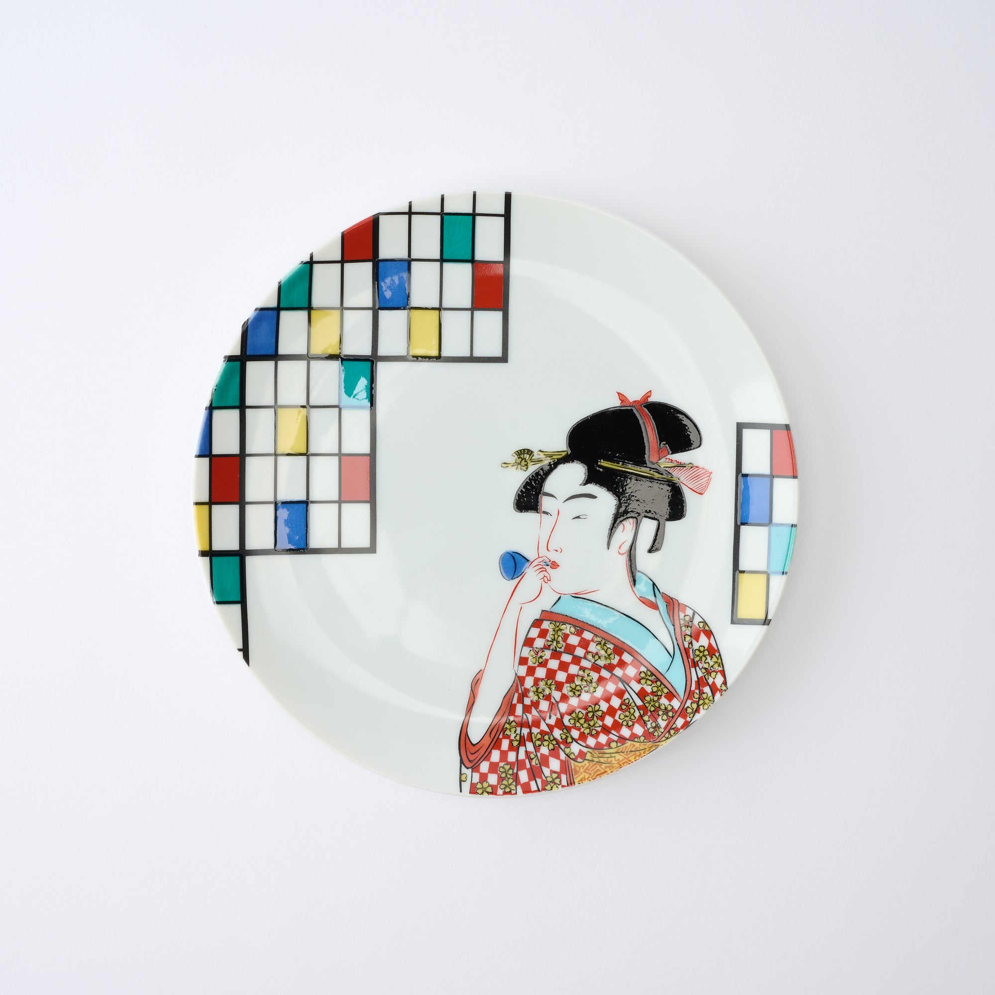 Traditional Japanese Art Side Plate - JAPAN KUTANI SHOP