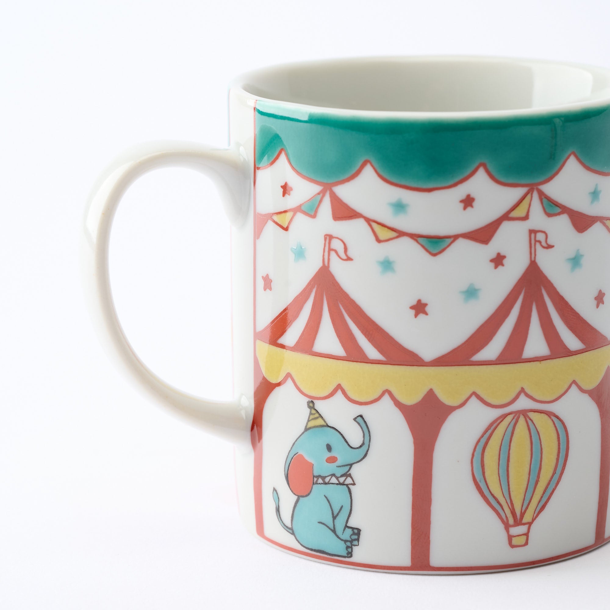 マグカップ 色絵サーカス - JAPAN KUTANI SHOP