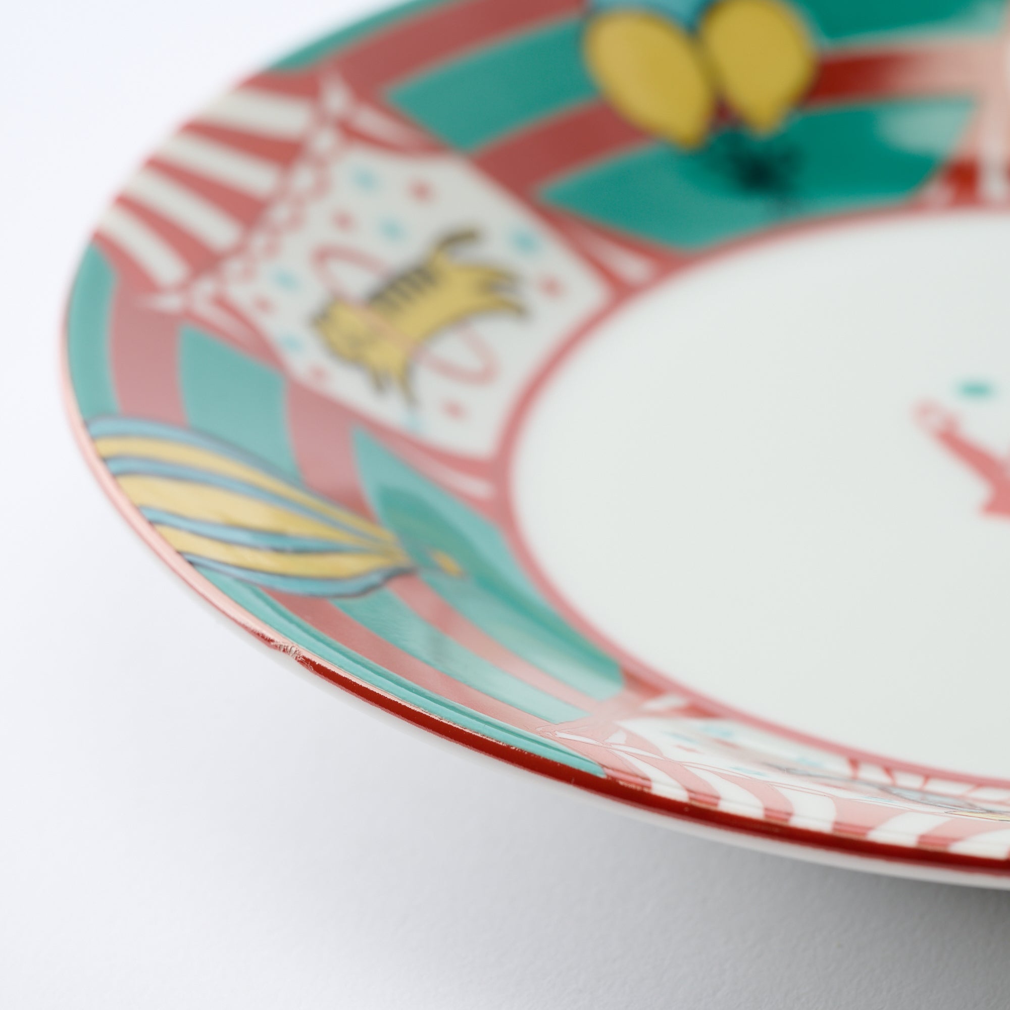 Circus Parade Side Plate - JAPAN KUTANI SHOP