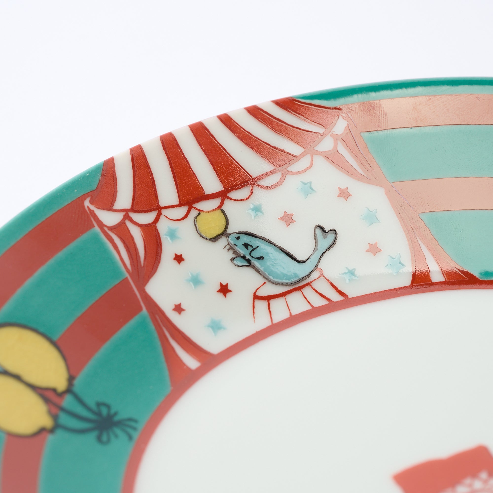 Circus Parade Side Plate - JAPAN KUTANI SHOP