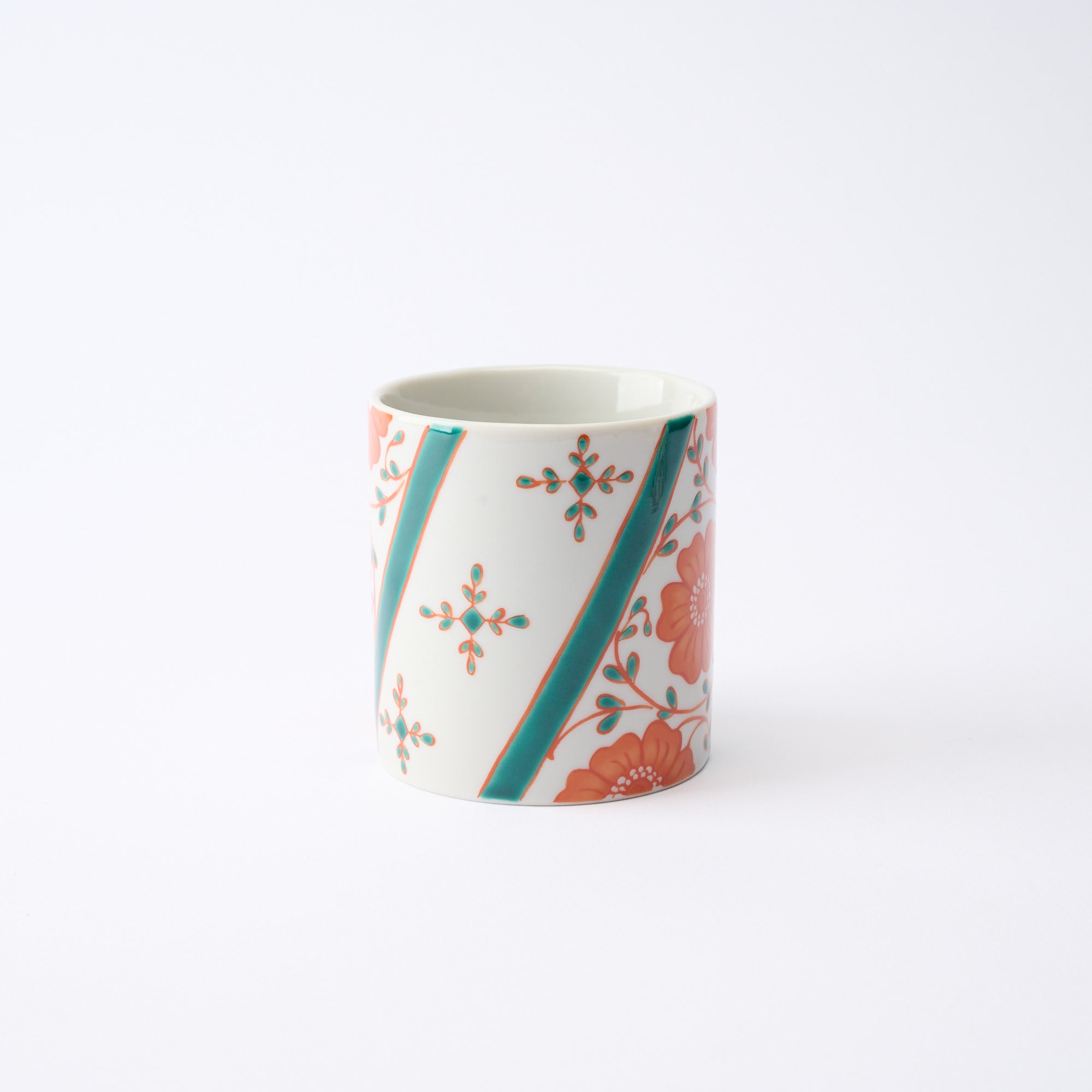マグカップ 色絵花並べ - JAPAN KUTANI SHOP