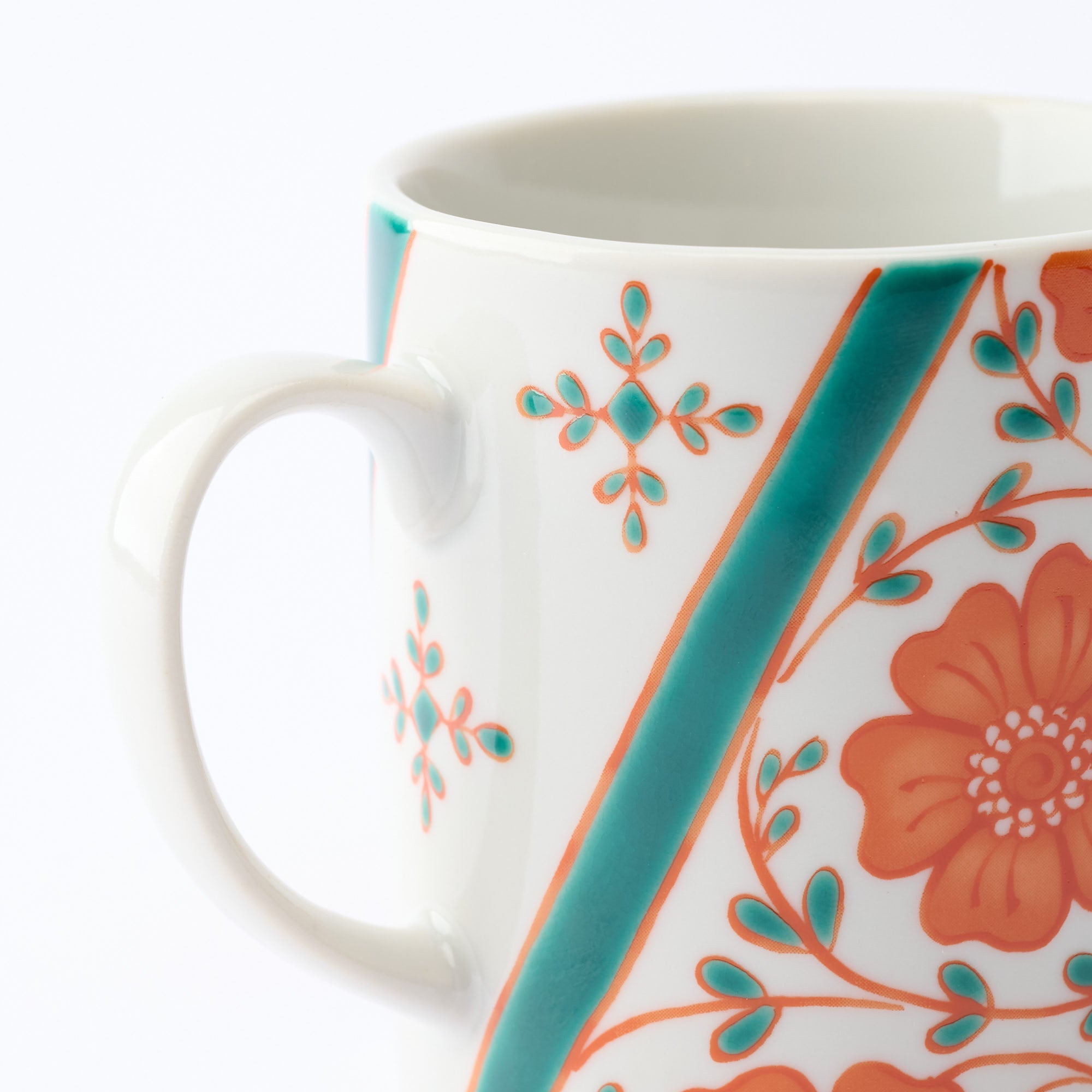 マグカップ 色絵花並べ - JAPAN KUTANI SHOP