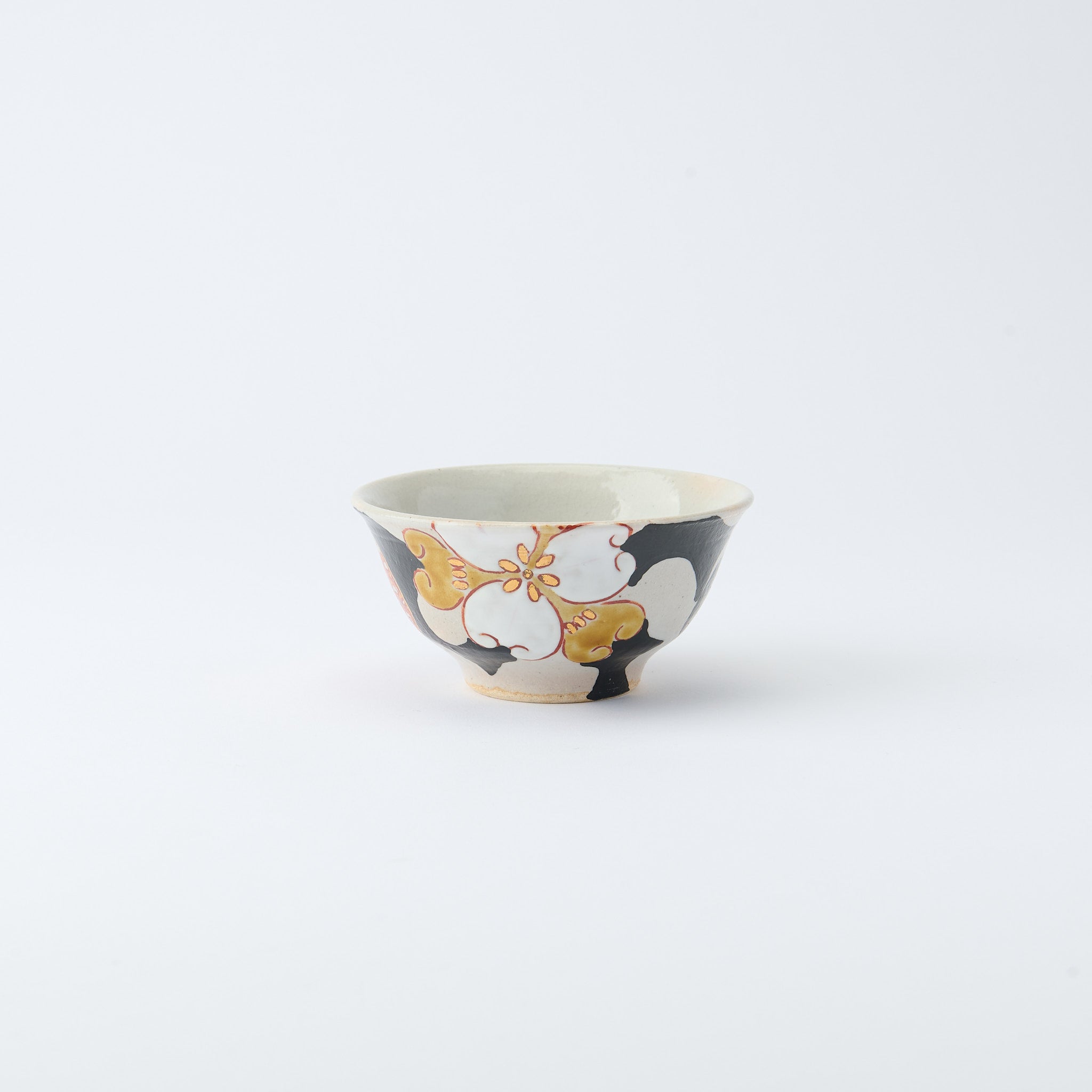 Blossom Crest Rice Bowl Pair - JAPAN KUTANI SHOP