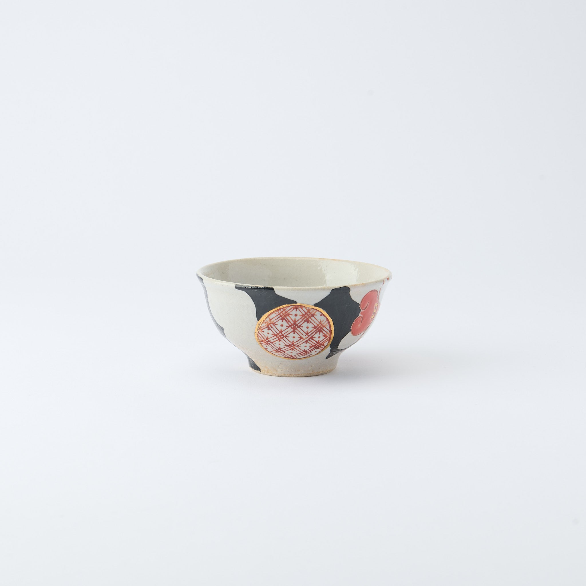 Blossom Crest Rice Bowl Pair - JAPAN KUTANI SHOP
