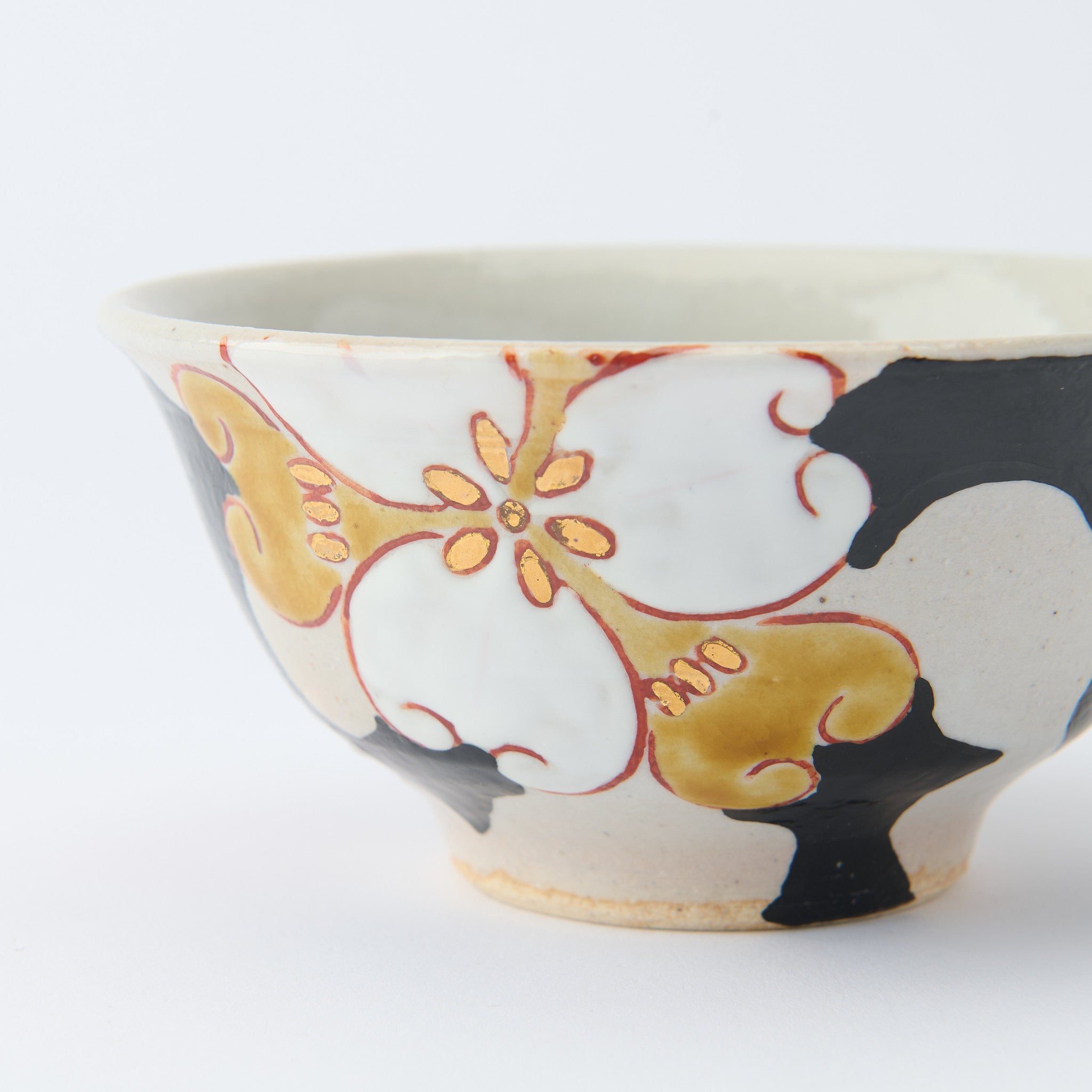 Blossom Crest Rice Bowl Pair - JAPAN KUTANI SHOP