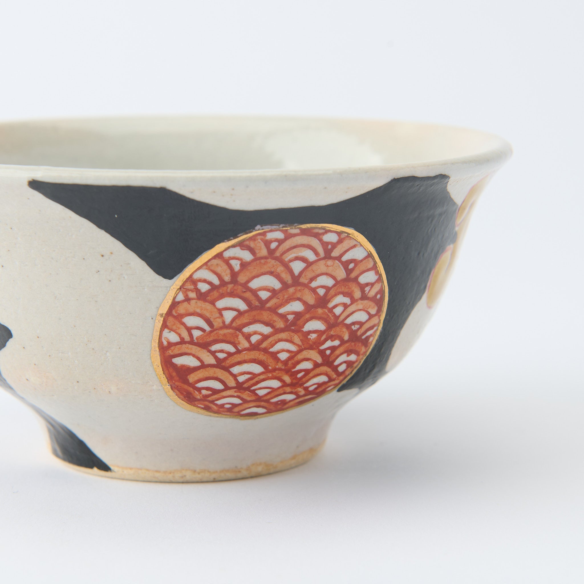Blossom Crest Rice Bowl Pair - JAPAN KUTANI SHOP