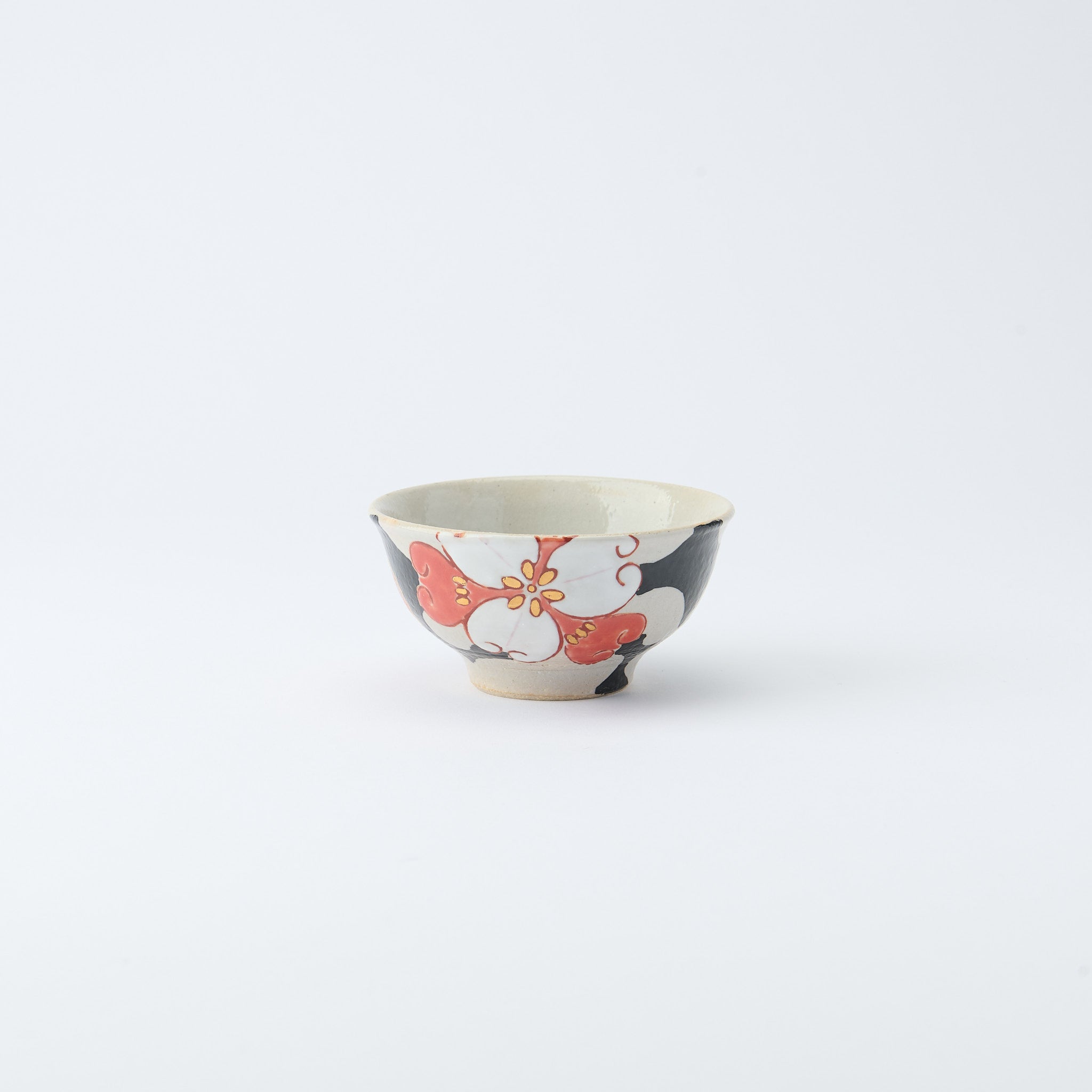 Blossom Crest Rice Bowl Pair - JAPAN KUTANI SHOP