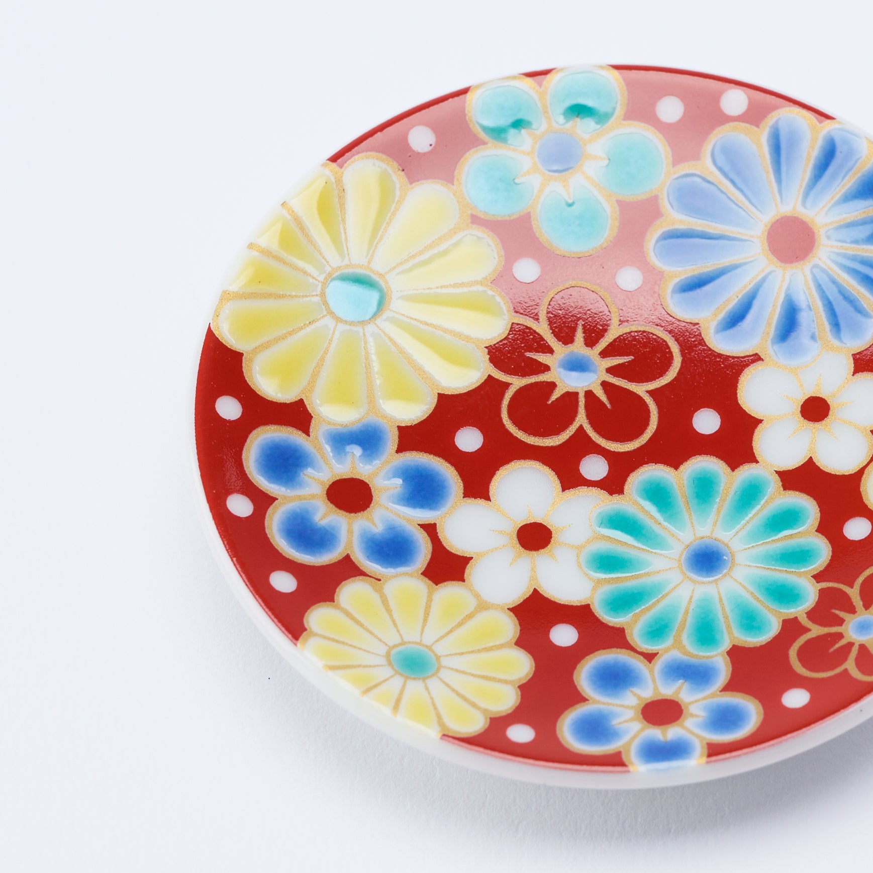 Classic Floral Motif Chopstick Rest - JAPAN KUTANI SHOP