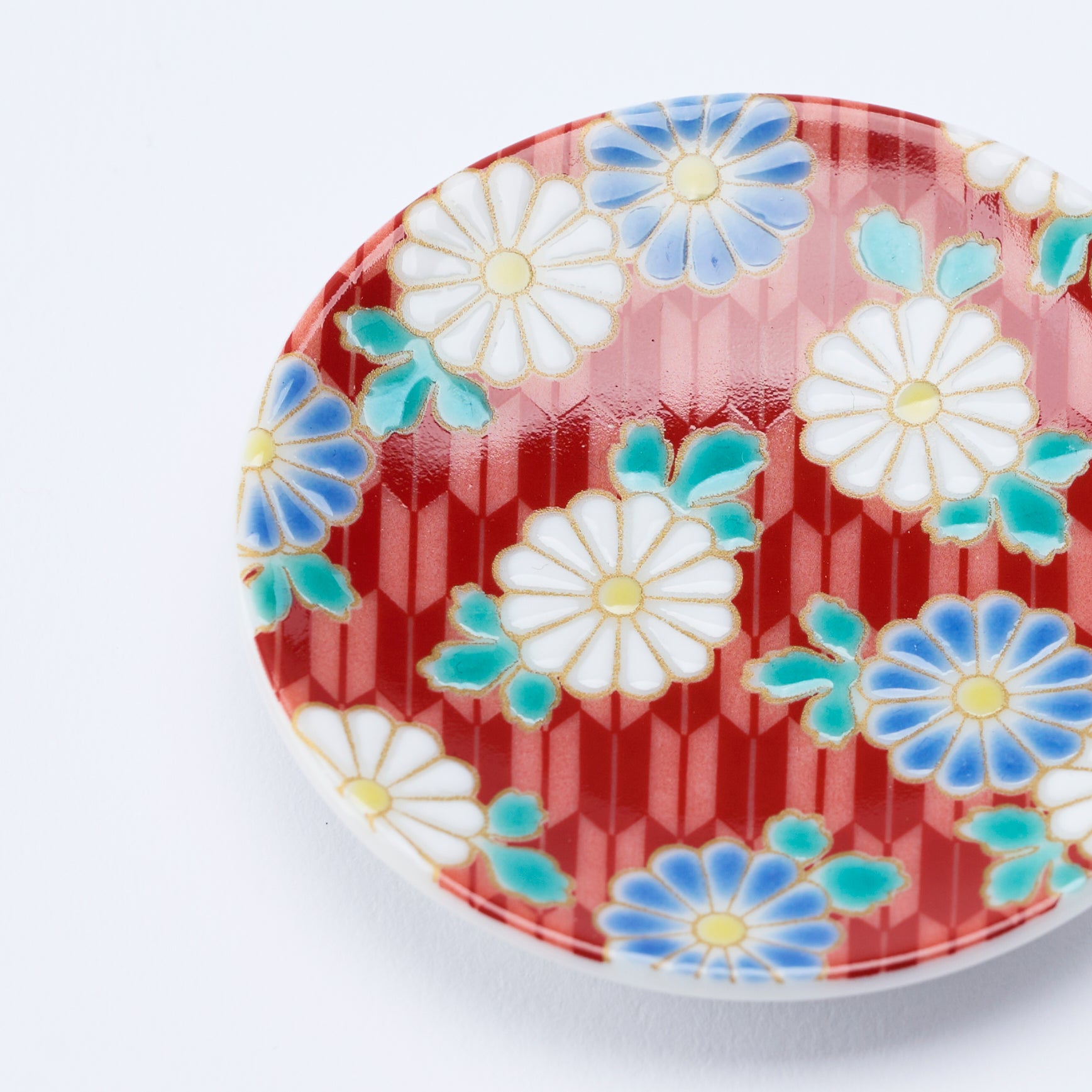 Classic Floral Motif Chopstick Rest - JAPAN KUTANI SHOP