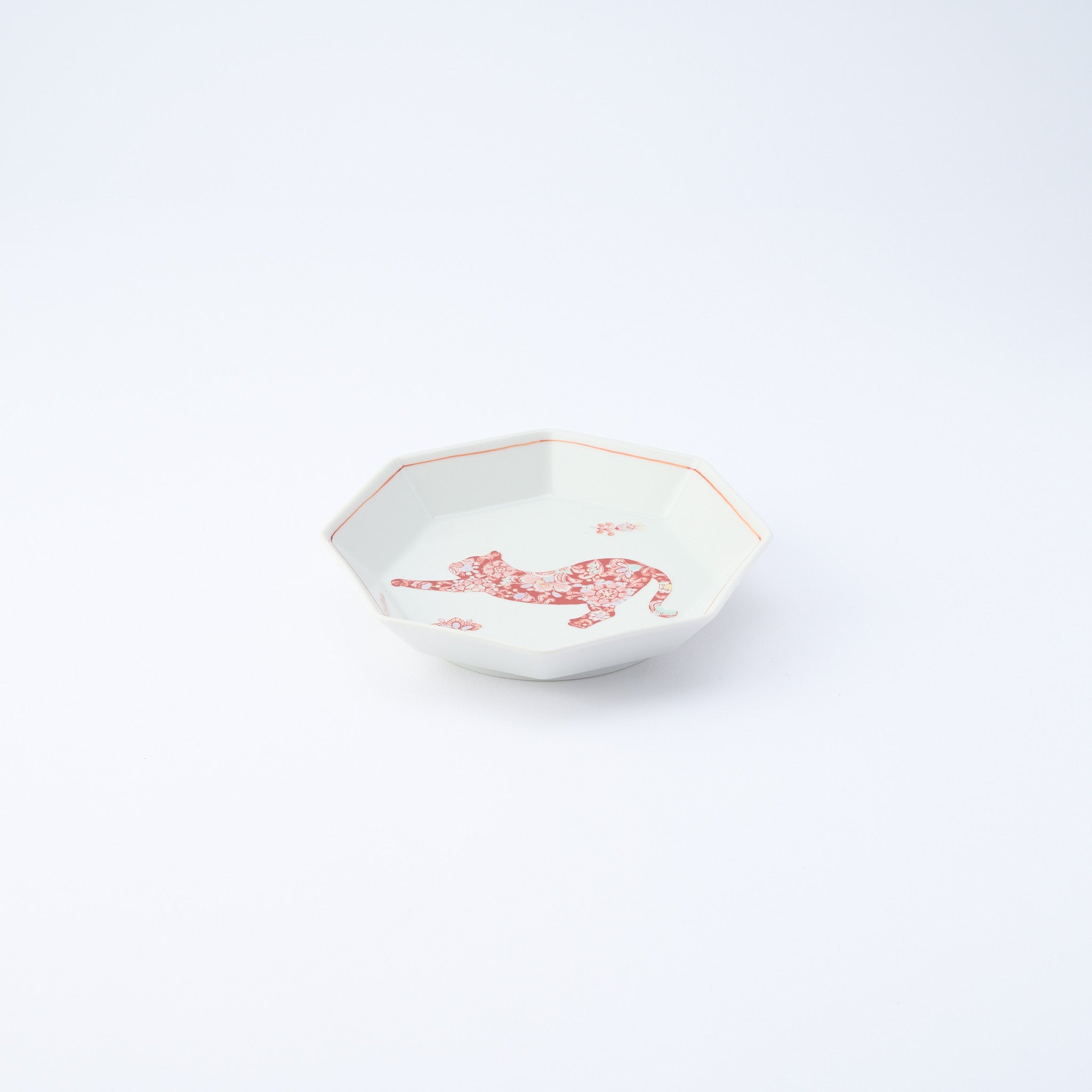 Botanical Series Octagonal Side Plate - JAPAN KUTANI SHOP