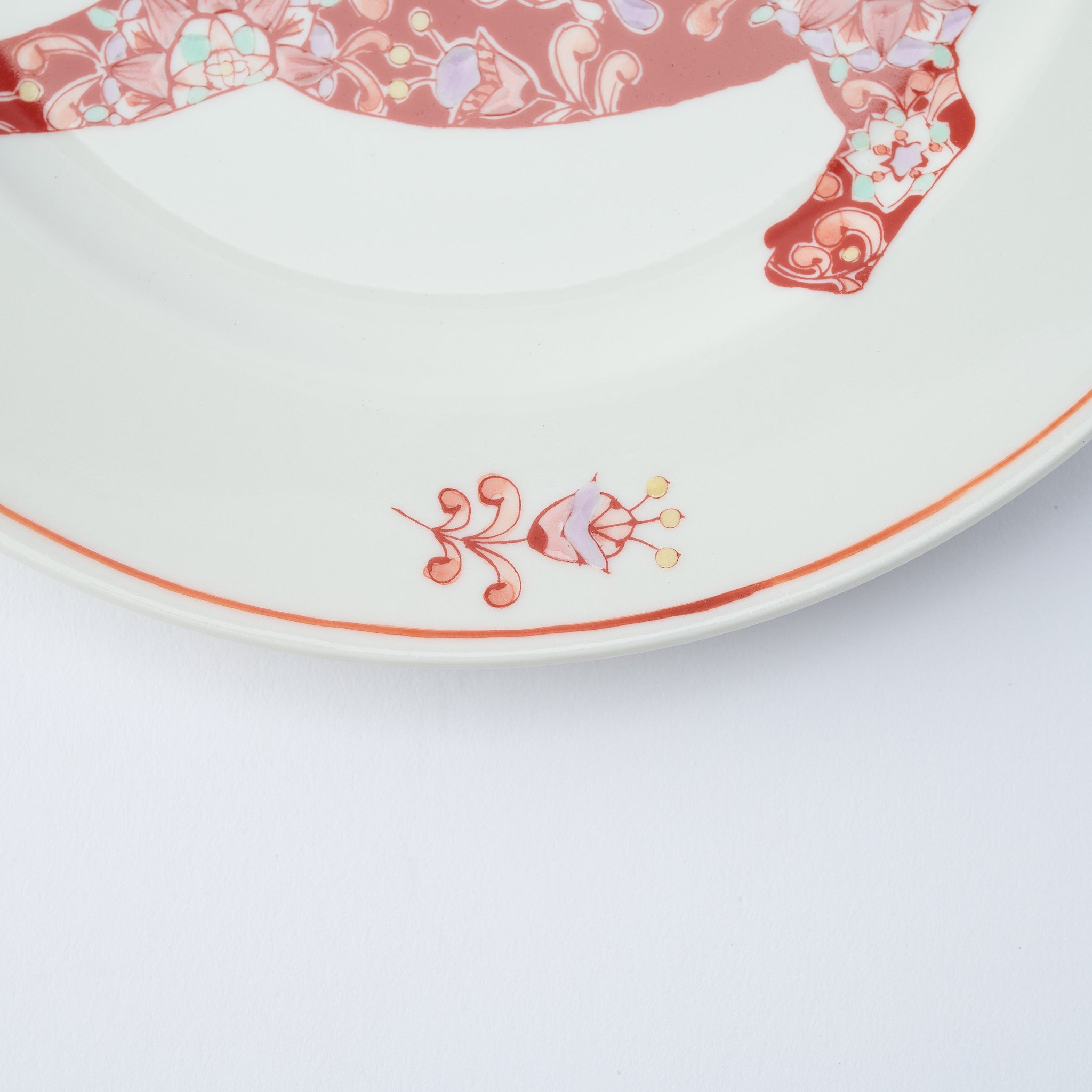 Botanical Series Side Plate - JAPAN KUTANI SHOP