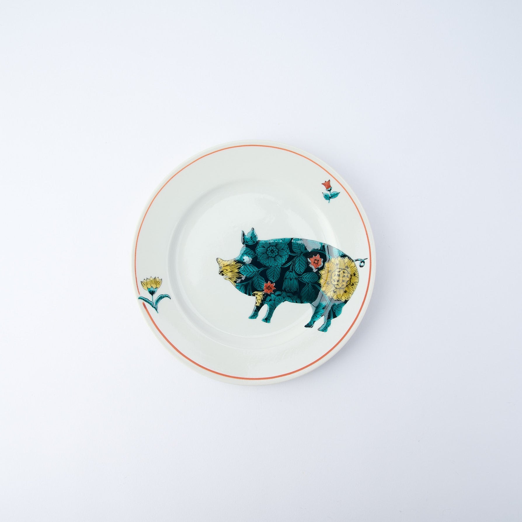 Botanical Series Side Plate - JAPAN KUTANI SHOP