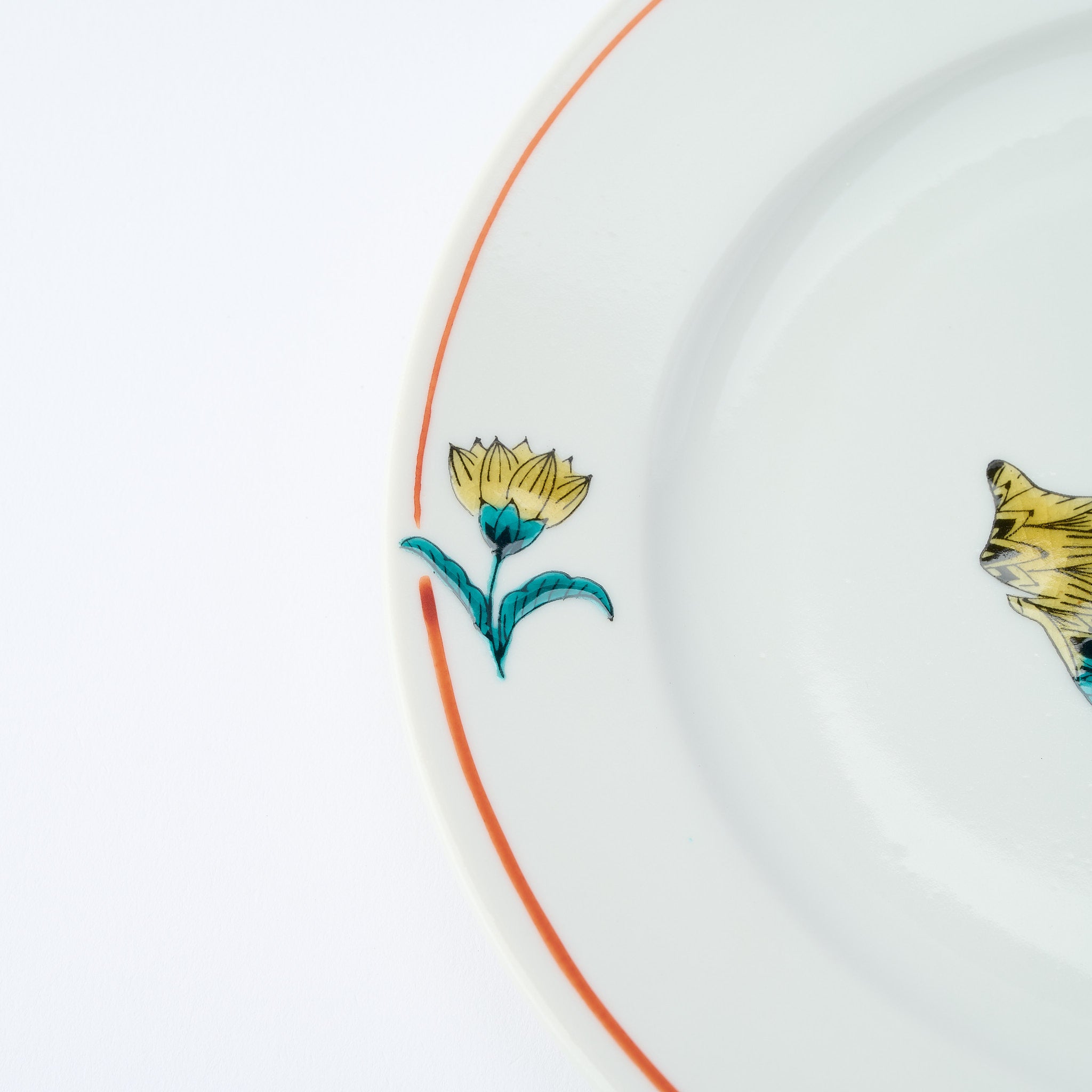 Botanical Series Side Plate - JAPAN KUTANI SHOP