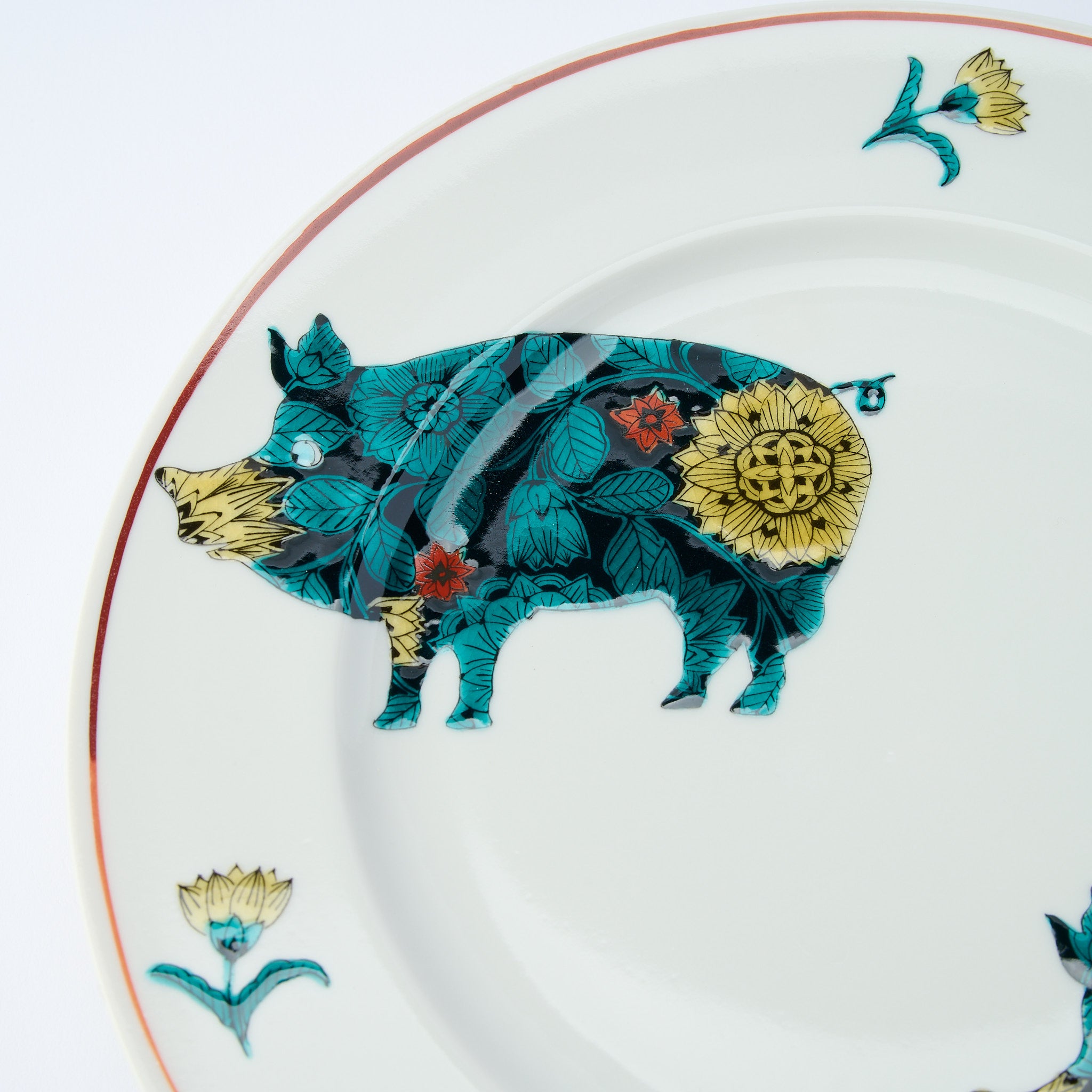 Botanical Series Dinner Plate - JAPAN KUTANI SHOP