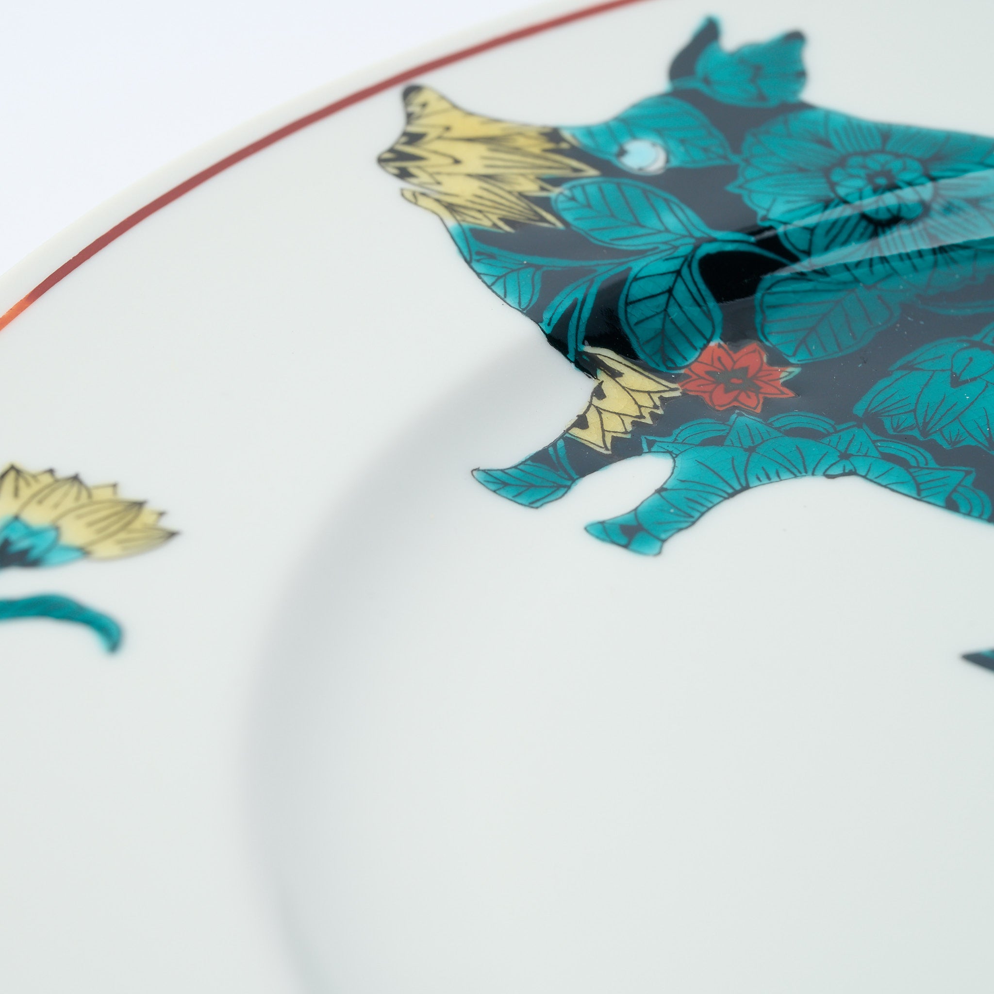 Botanical Series Dinner Plate - JAPAN KUTANI SHOP