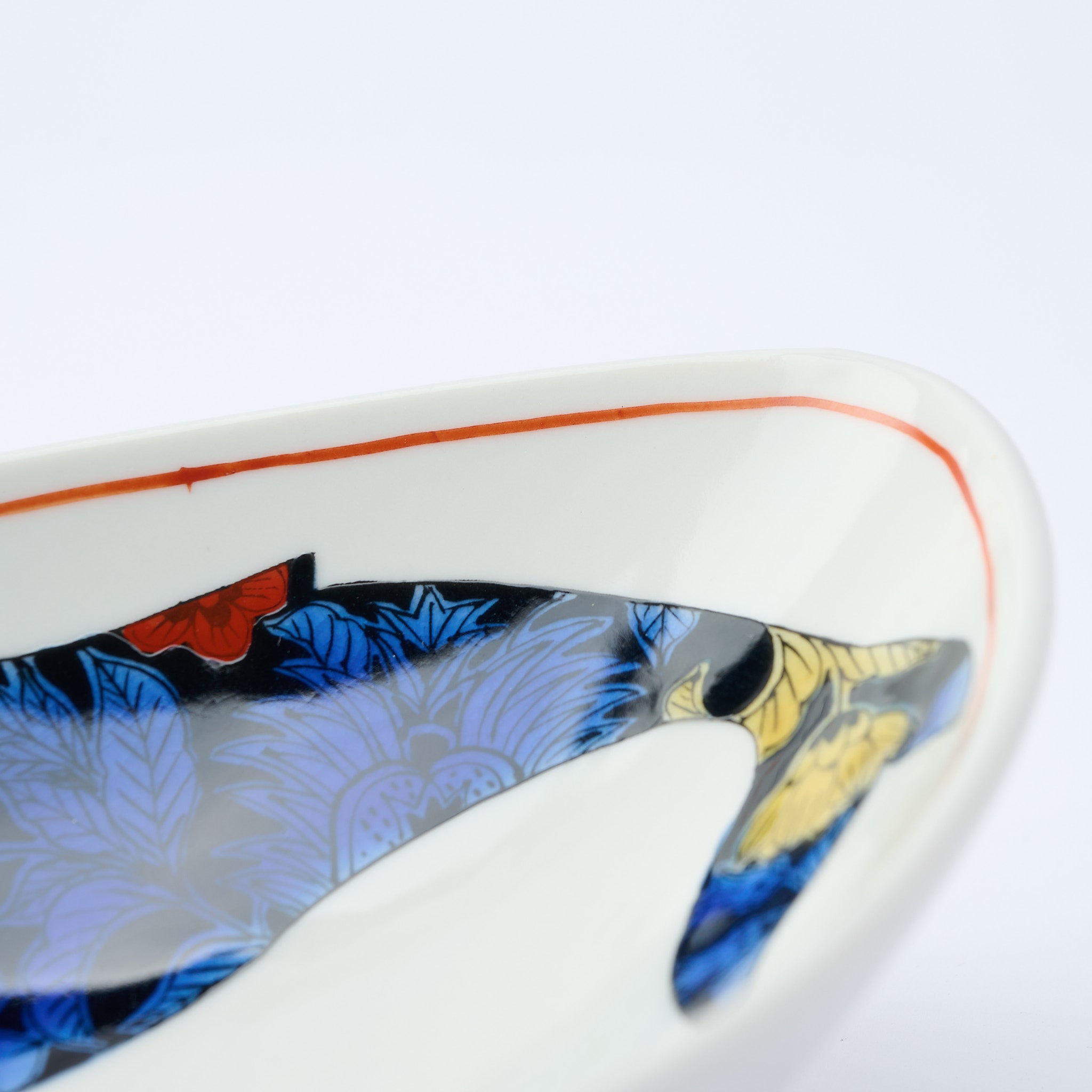 Botanical Series Oval Large Bowl - JAPAN KUTANI SHOP