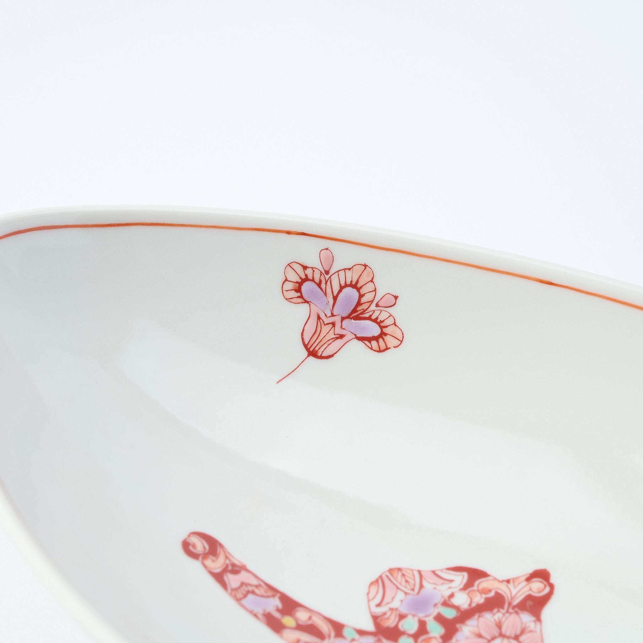 Botanical Series Oval Large Bowl - JAPAN KUTANI SHOP