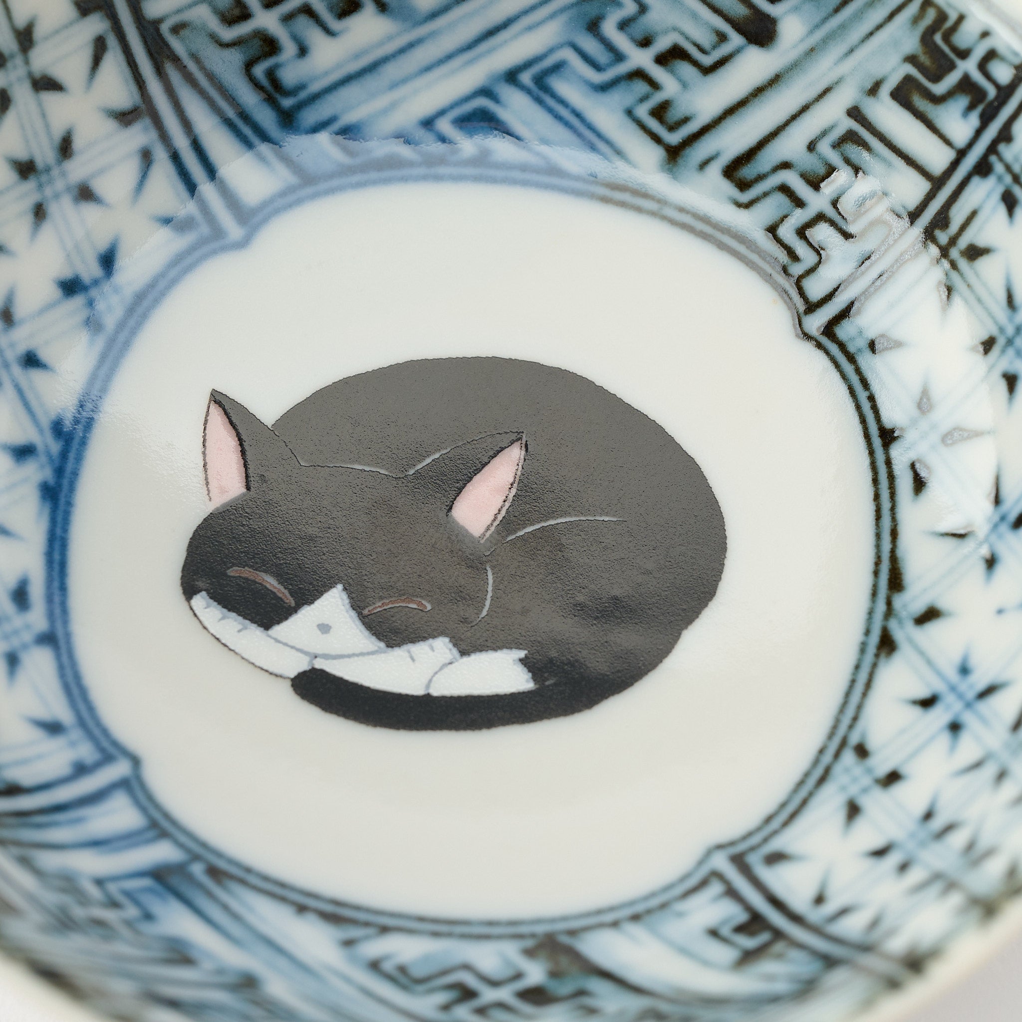 Sleeping Cat Kobachi Small Bowl Set - JAPAN KUTANI SHOP