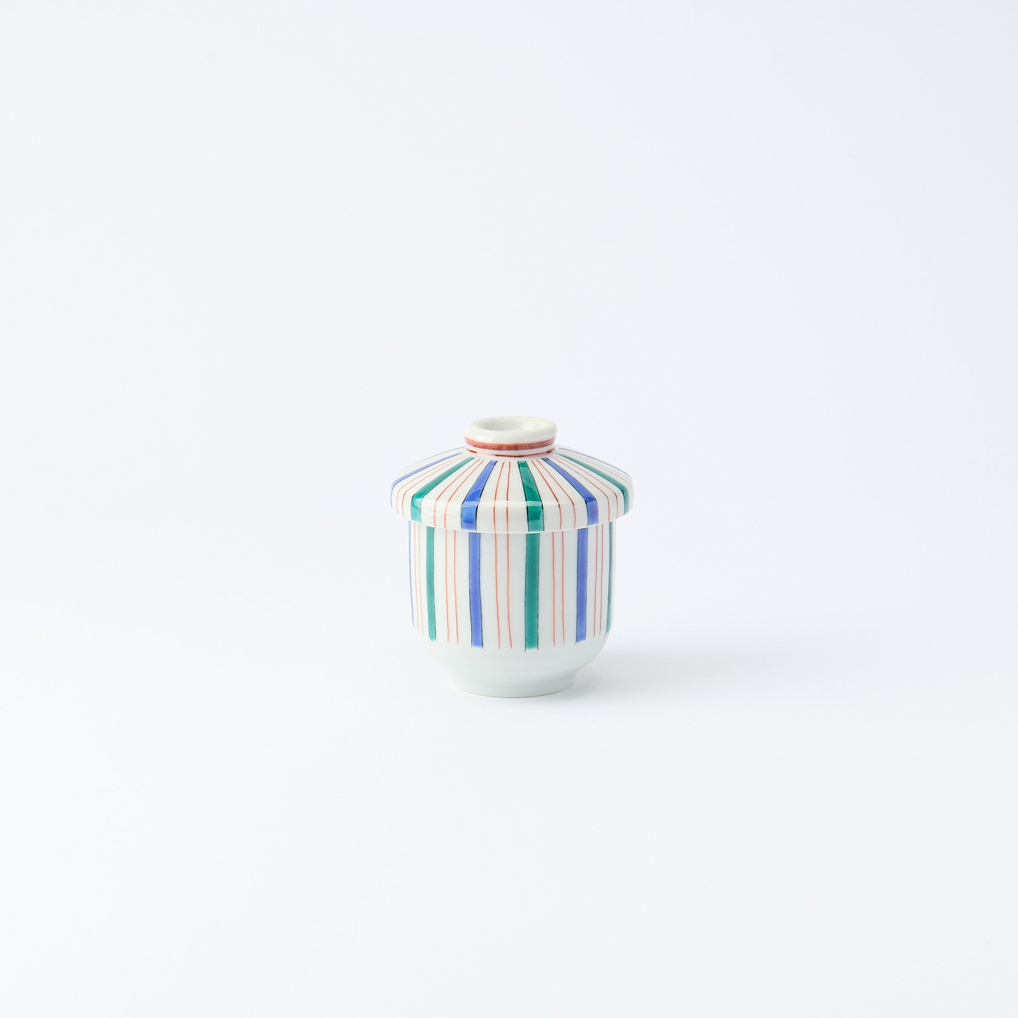 Colorful Tokusa Chawanmushi Bowl - JAPAN KUTANI SHOP