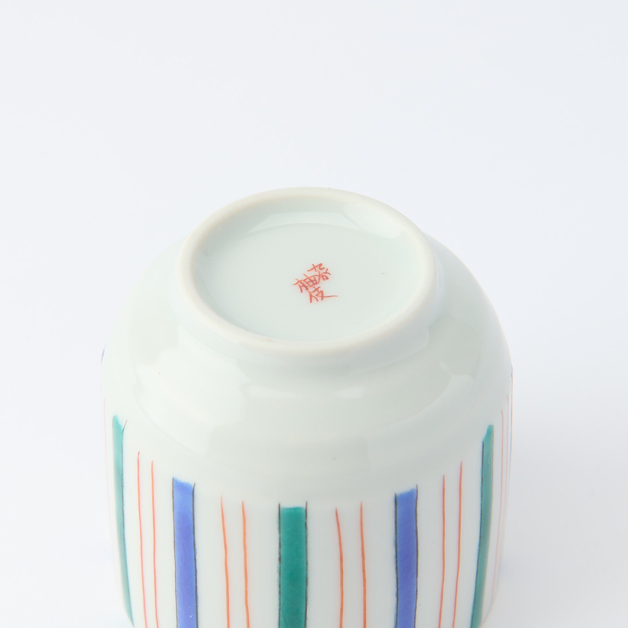 Colorful Tokusa Chawanmushi Bowl - JAPAN KUTANI SHOP