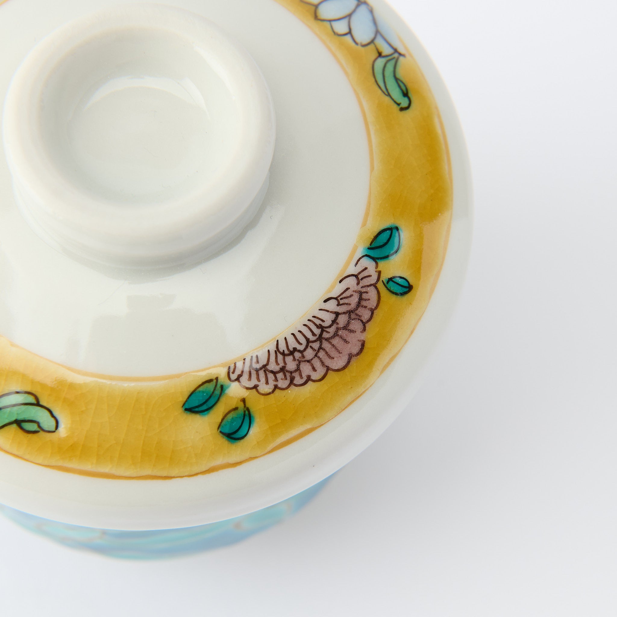 Blooming Peony Chawanmushi Bowl - JAPAN KUTANI SHOP