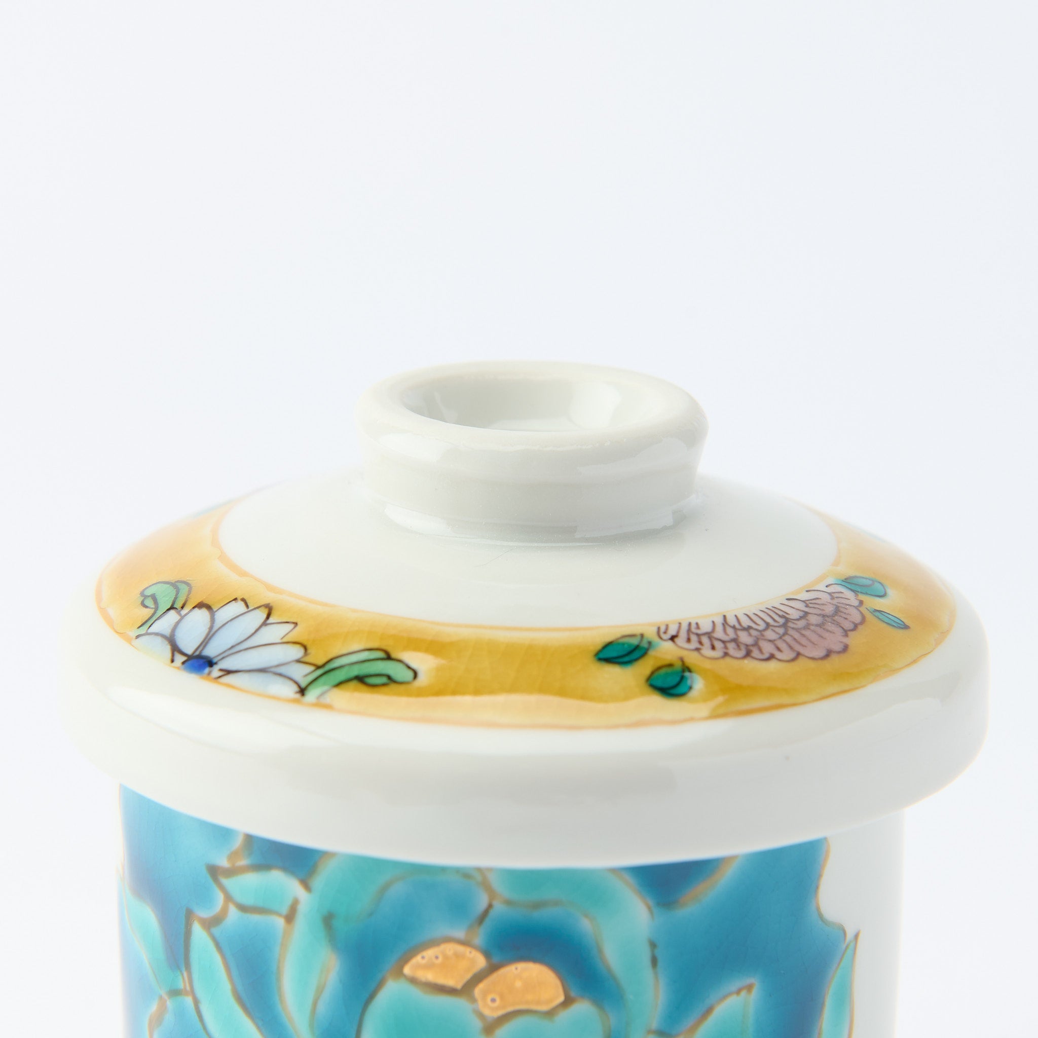 Blooming Peony Chawanmushi Bowl - JAPAN KUTANI SHOP