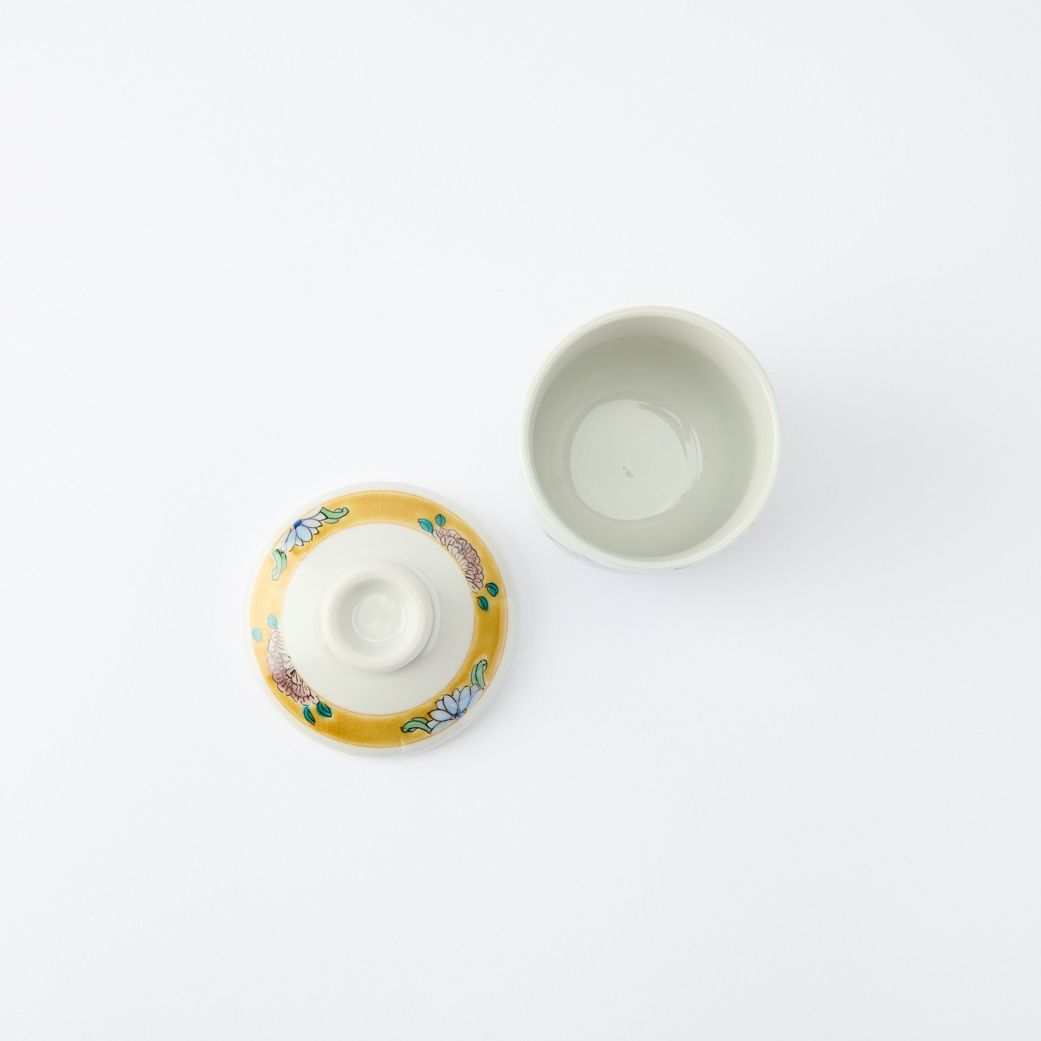 Blooming Peony Chawanmushi Bowl - JAPAN KUTANI SHOP