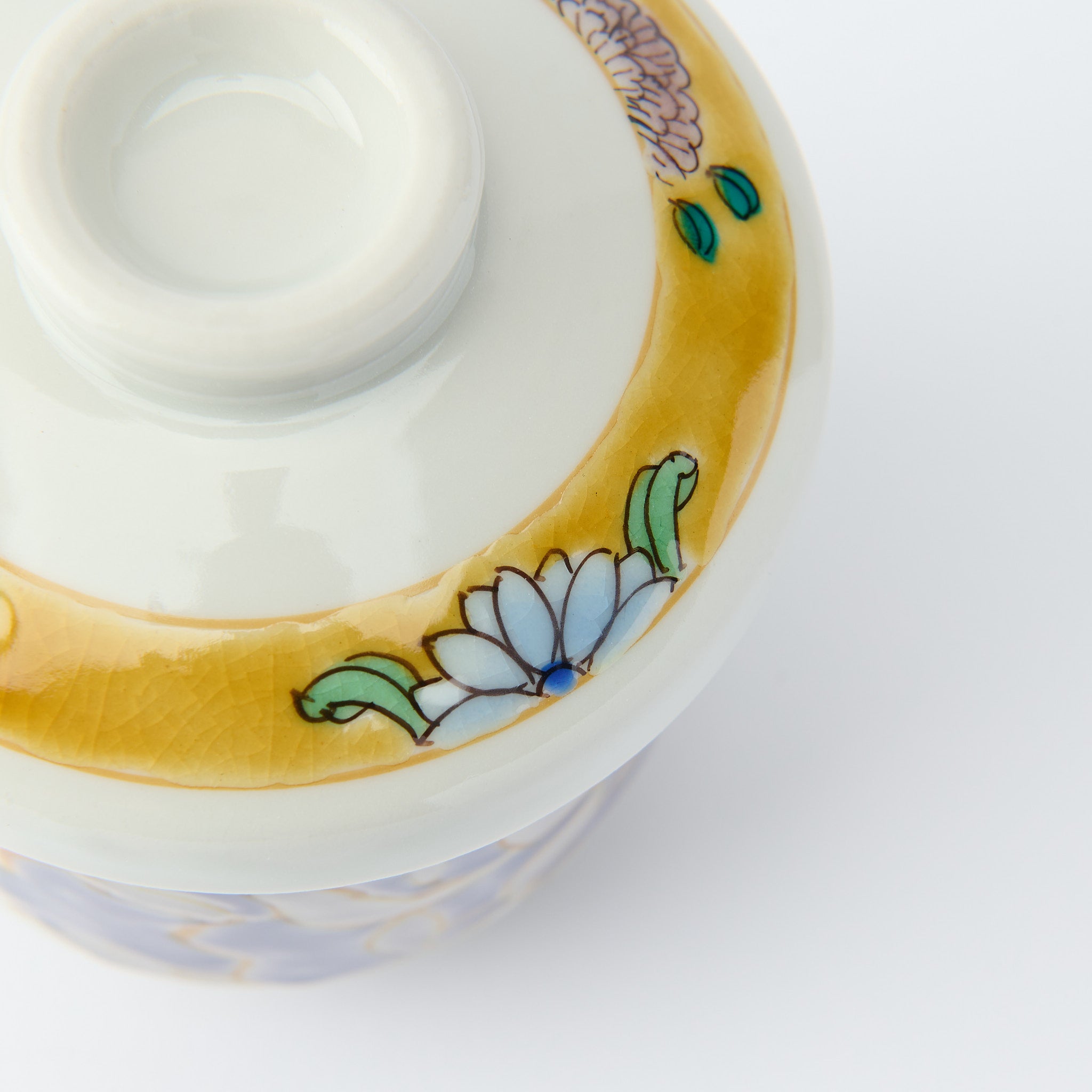 Blooming Peony Chawanmushi Bowl - JAPAN KUTANI SHOP