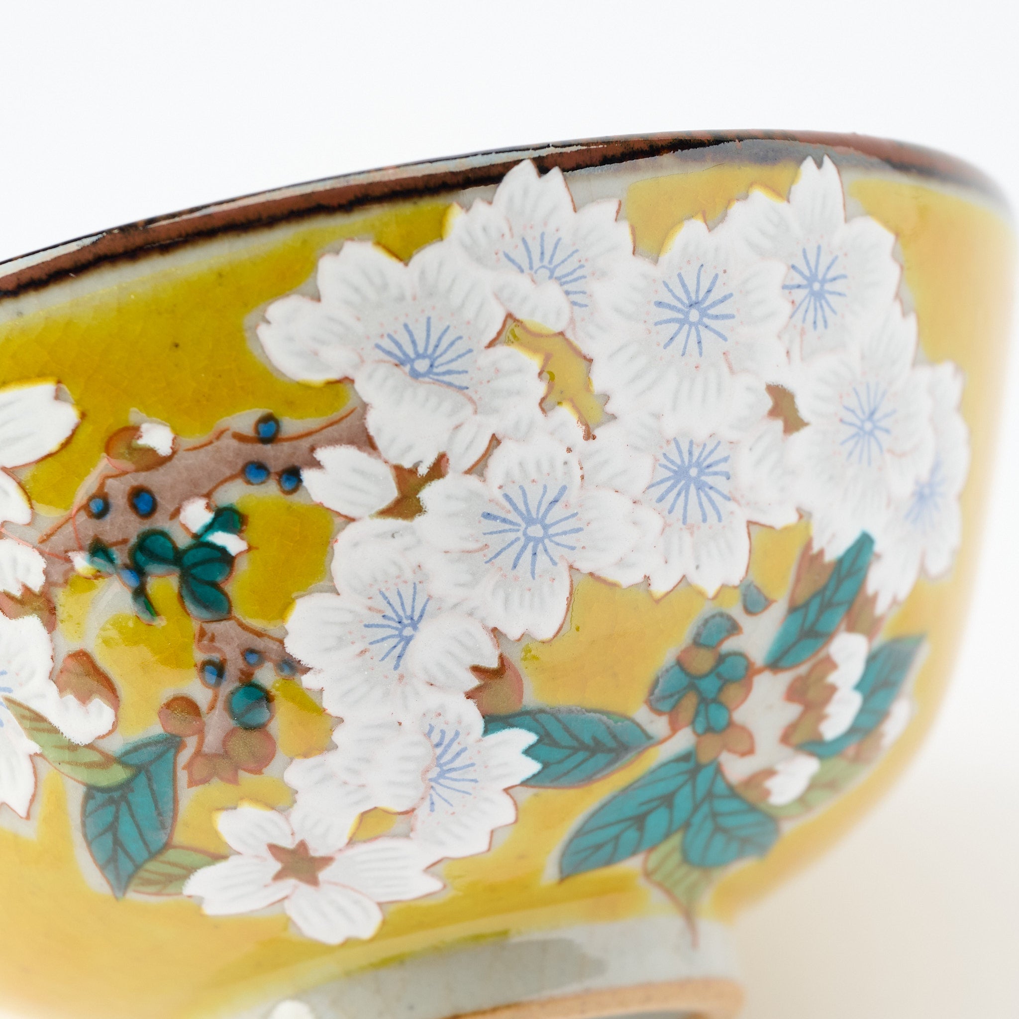 Blooming Sakura Rice Bowl Pair - JAPAN KUTANI SHOP