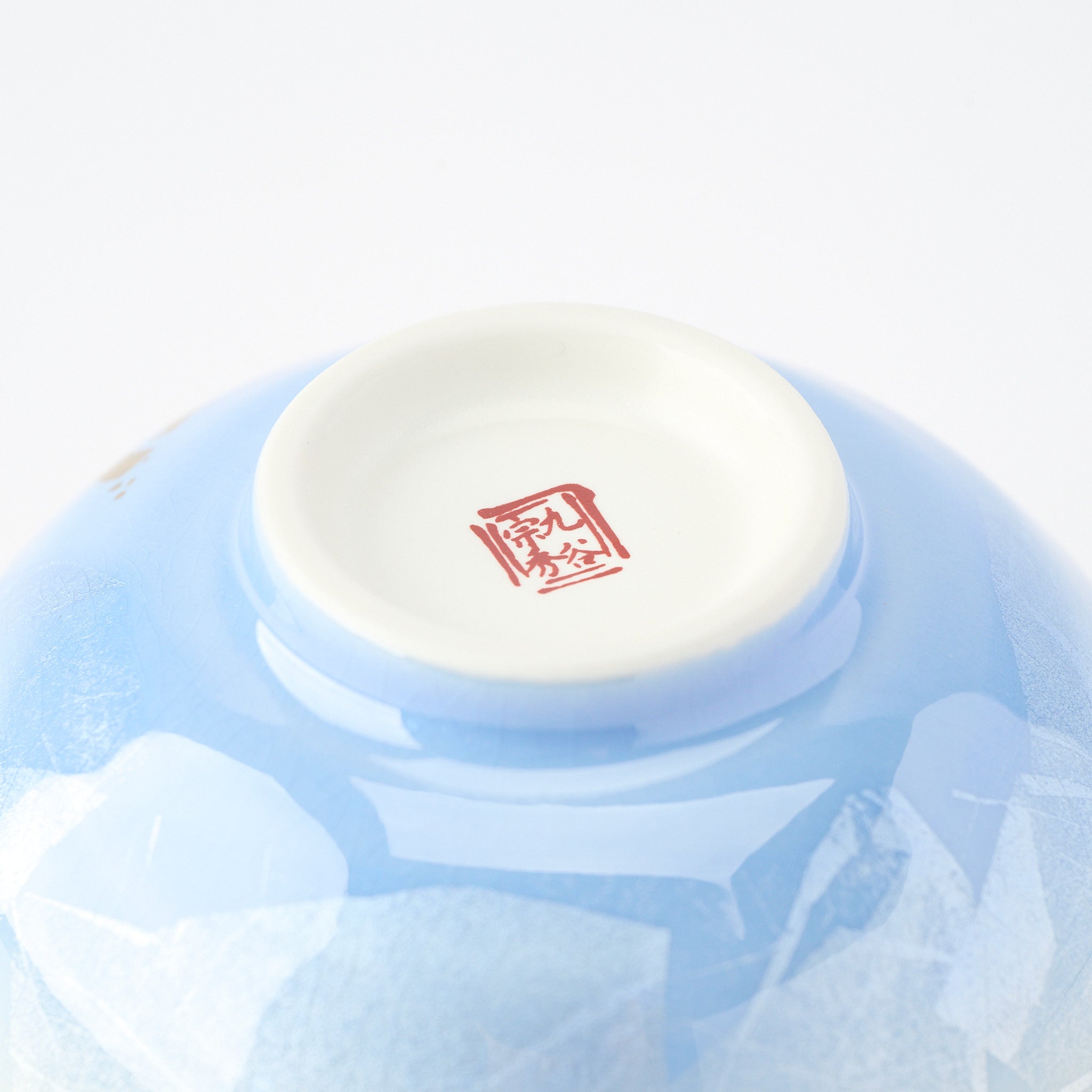 Ginsai with Gold Rice Bowl Pair - JAPAN KUTANI SHOP