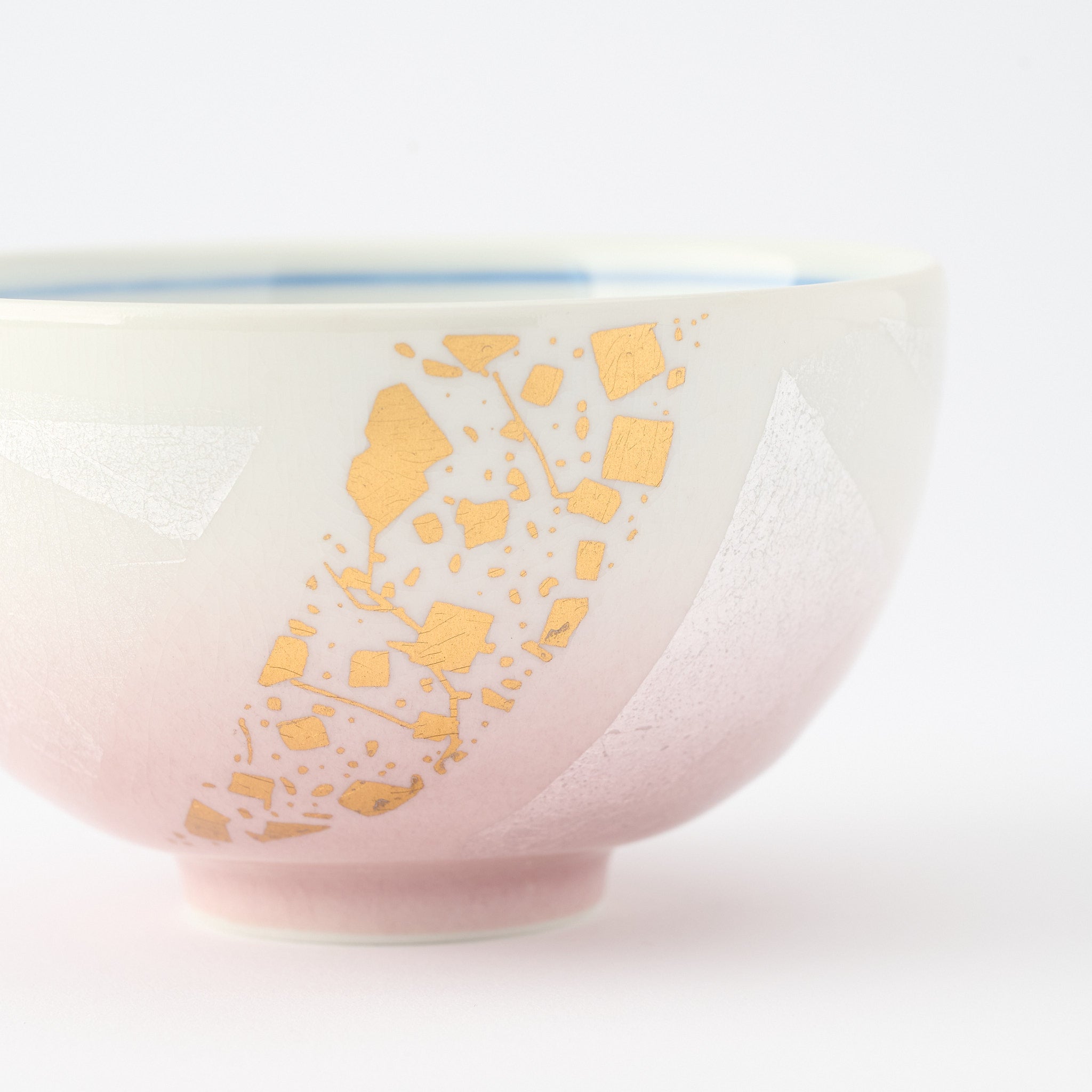 Ginsai with Gold Rice Bowl Pair - JAPAN KUTANI SHOP