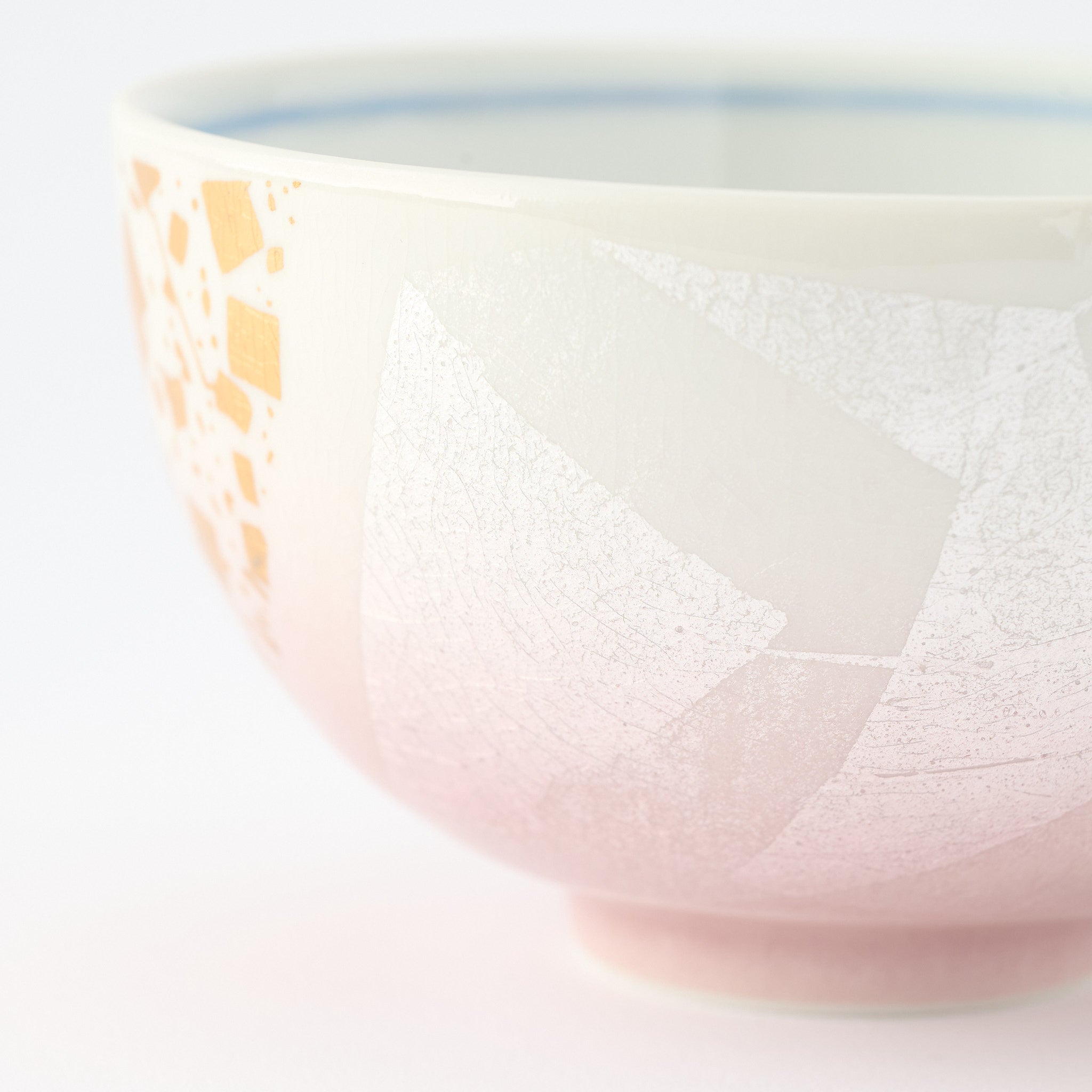 Ginsai with Gold Rice Bowl Pair - JAPAN KUTANI SHOP