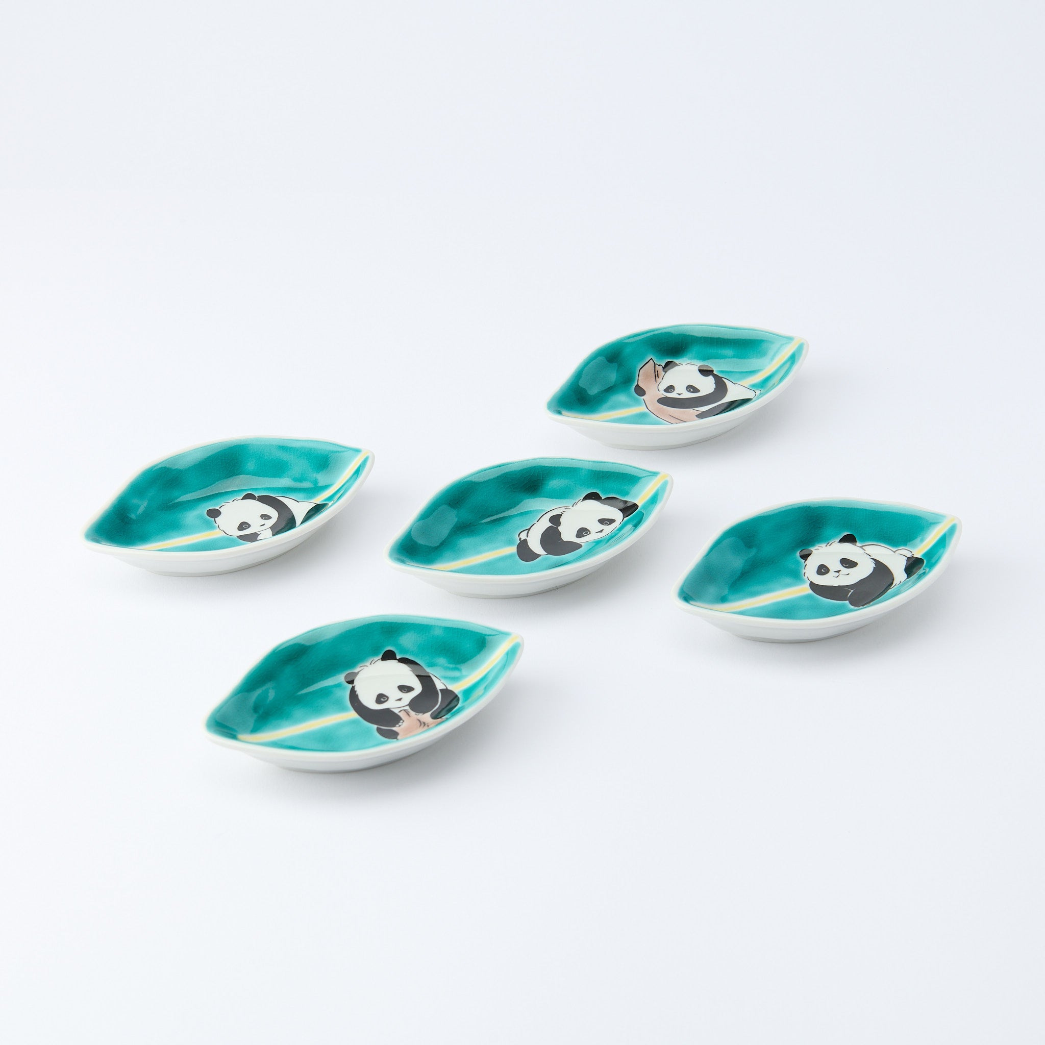 Little Panda Sauce Plate Set - JAPAN KUTANI SHOP