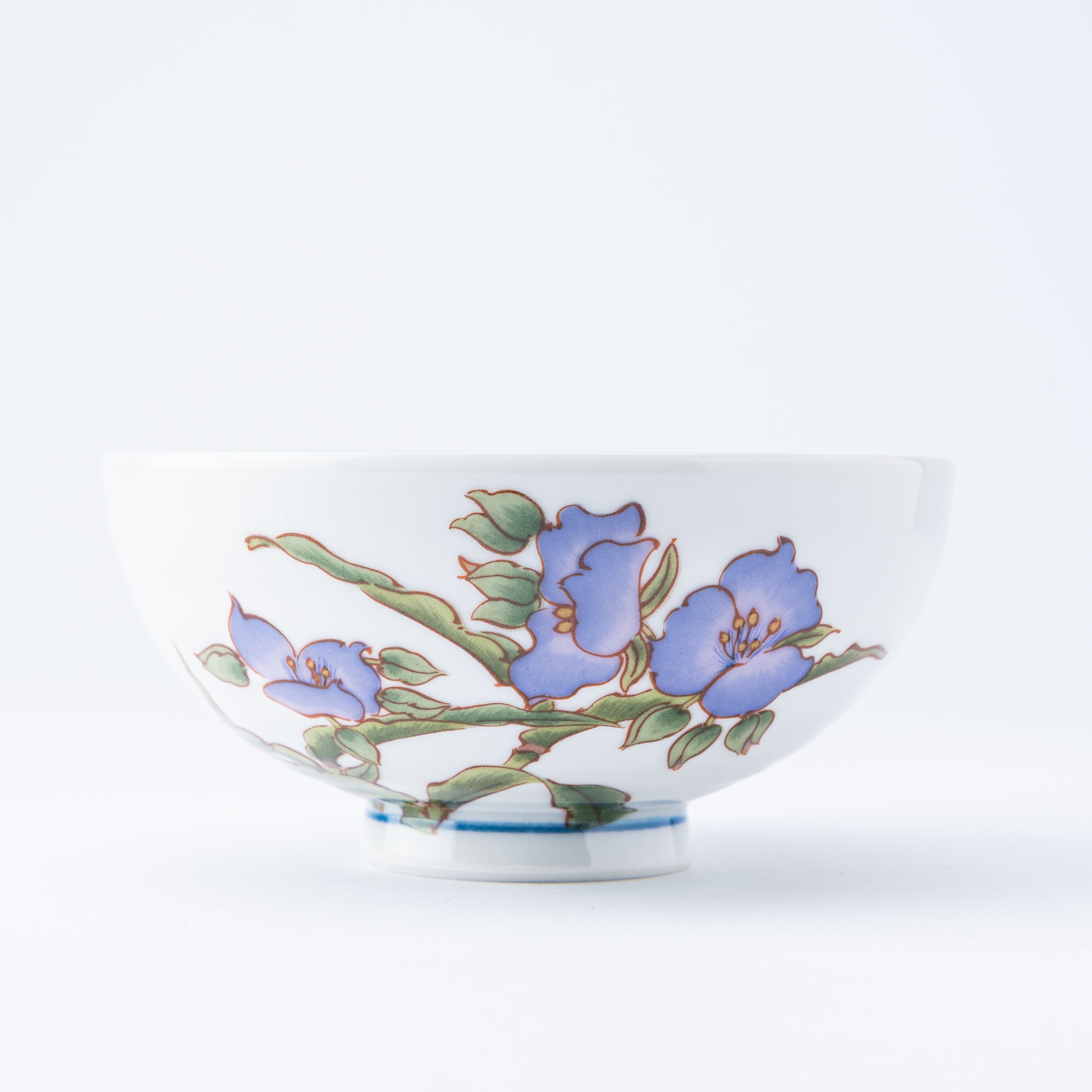 A Year in Bloom Rice Bowl Rice Bowl - JAPAN KUTANI SHOP
