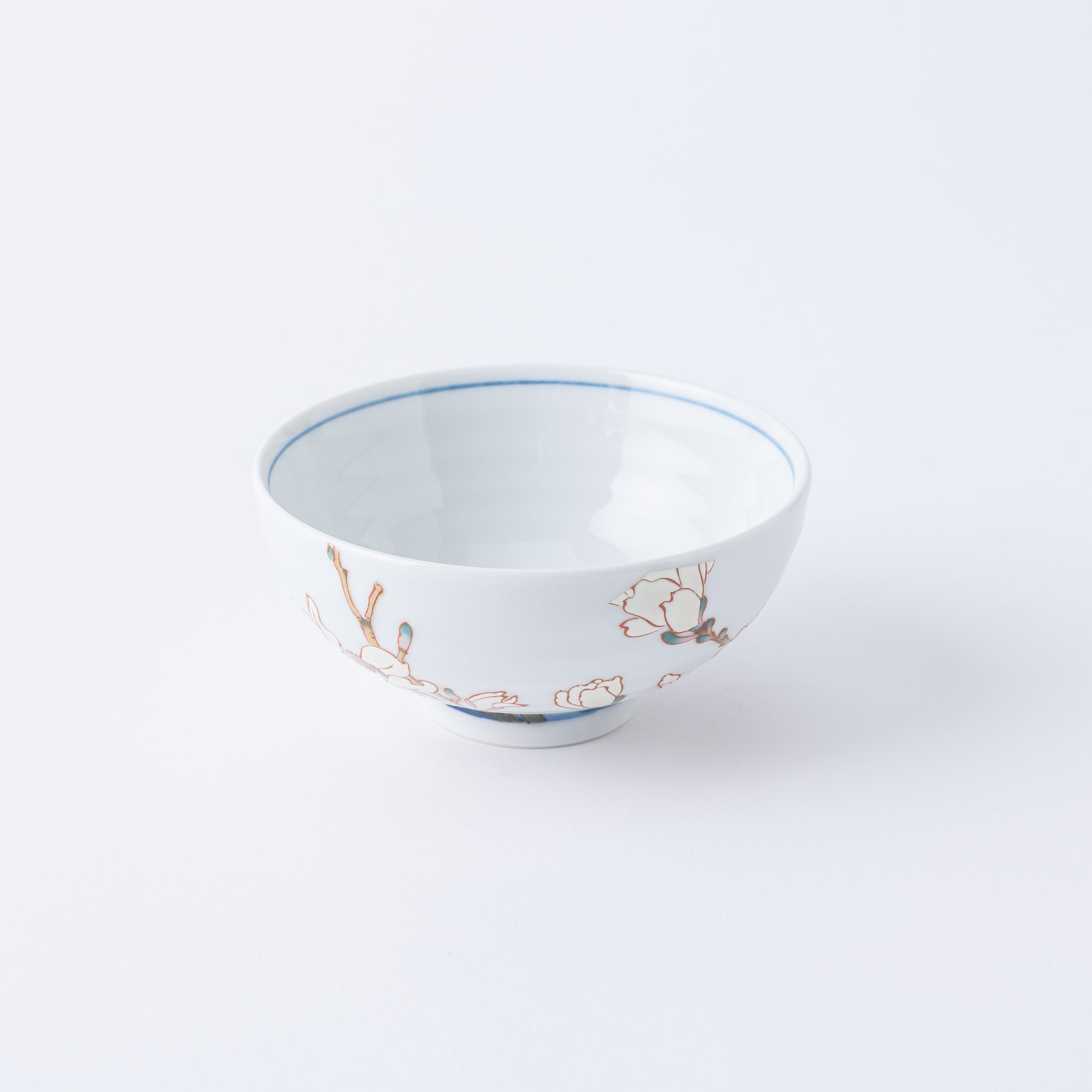 A Year in Bloom Rice Bowl Rice Bowl - JAPAN KUTANI SHOP