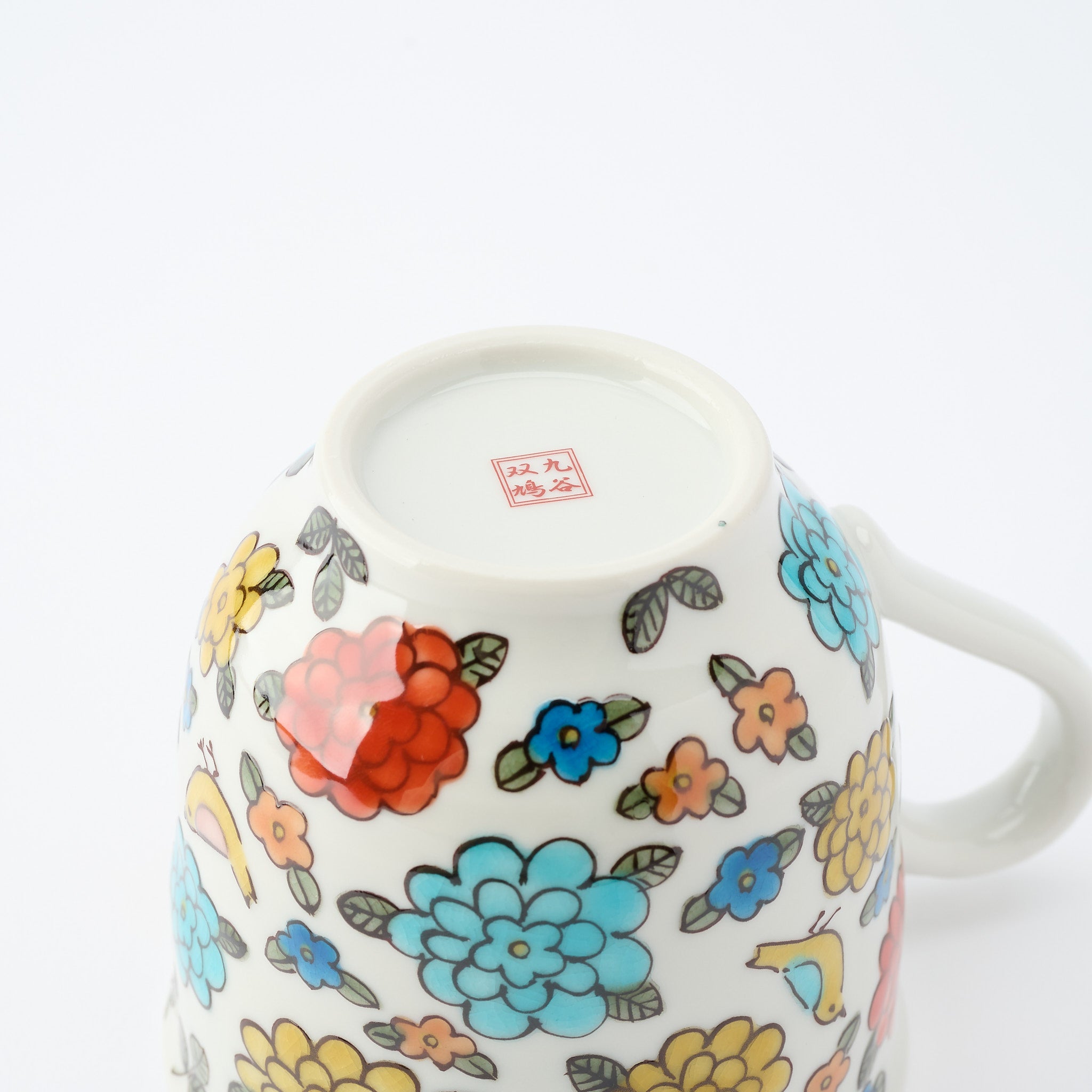 マグカップ 小鳥とマリーゴールド - JAPAN KUTANI SHOP
