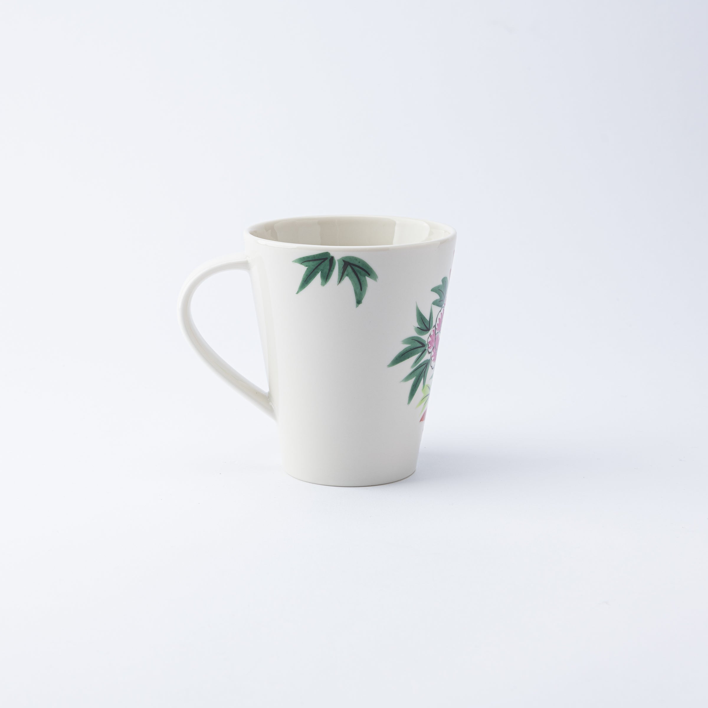 ビッグマグカップ 花に鳥 - JAPAN KUTANI SHOP